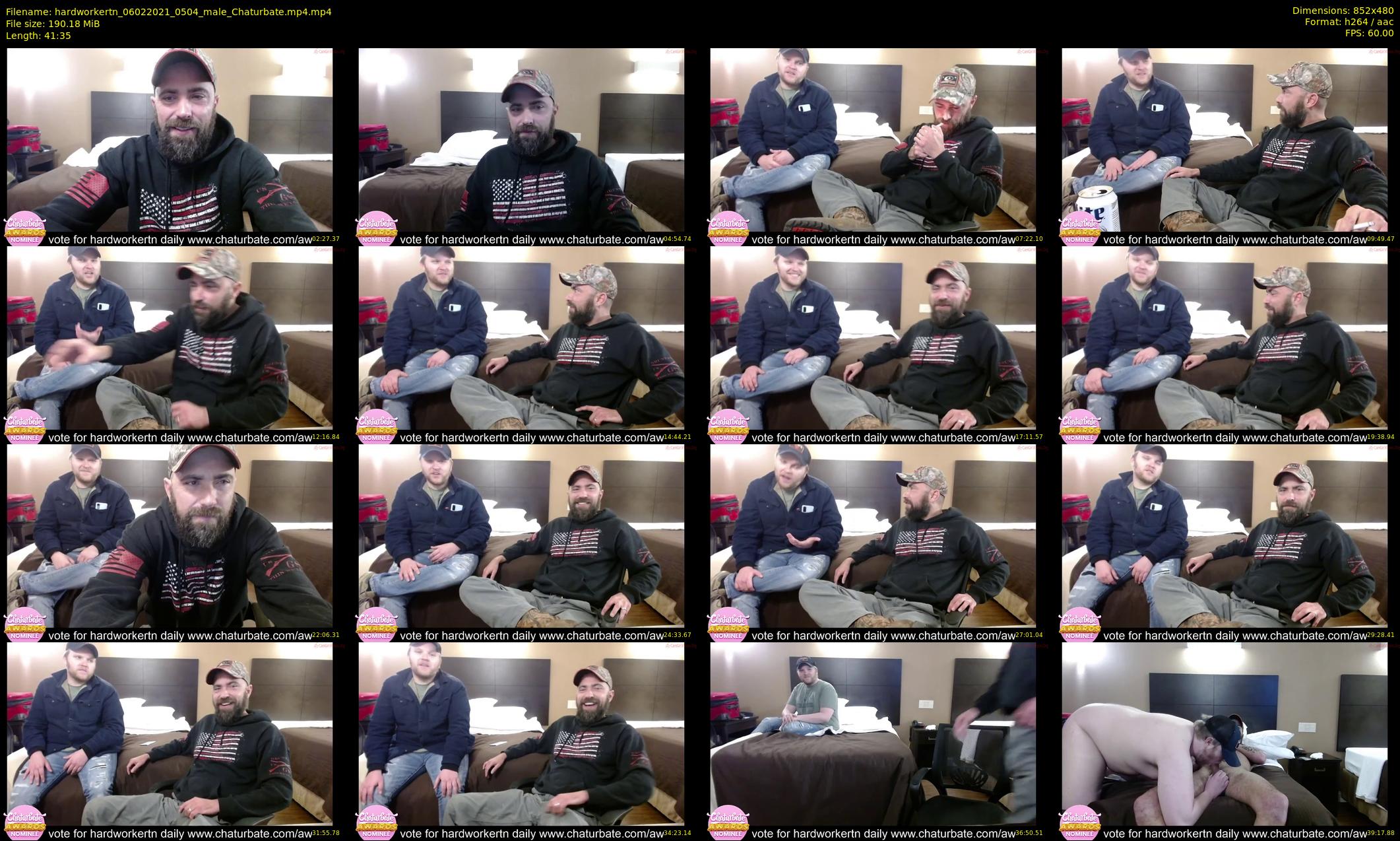 hardworkertn — 42 minute Chaturbate male cam show recording, 480p, Feb 6, 2021
