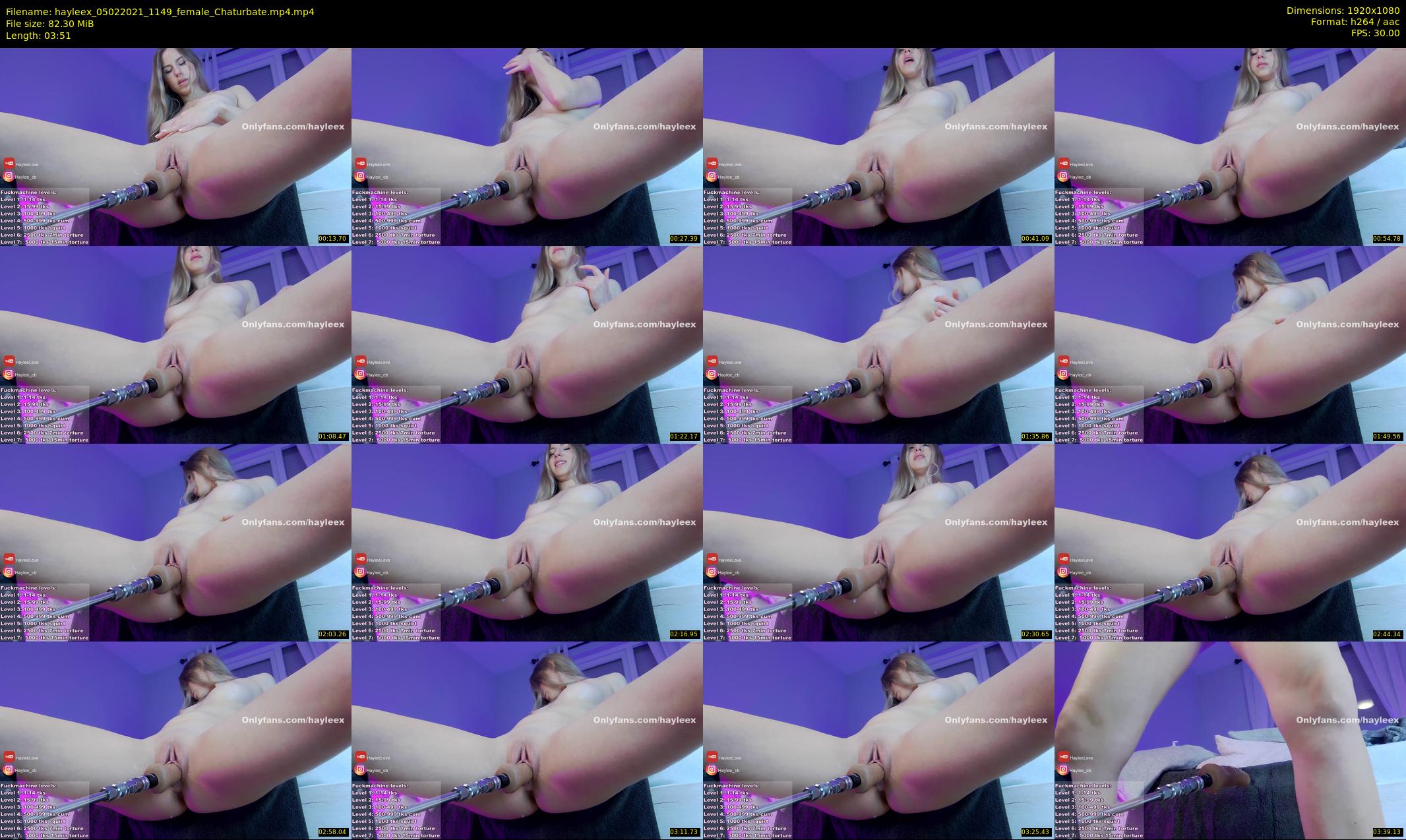 hayleex — 4 minute Chaturbate female cam show recording, 1080p, Feb 5, 2021