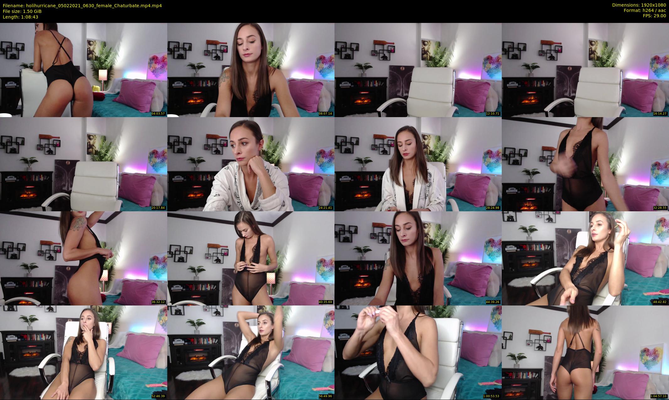 holihurricane — 69 minute Chaturbate female cam show recording, 1080p, Feb 5, 2021