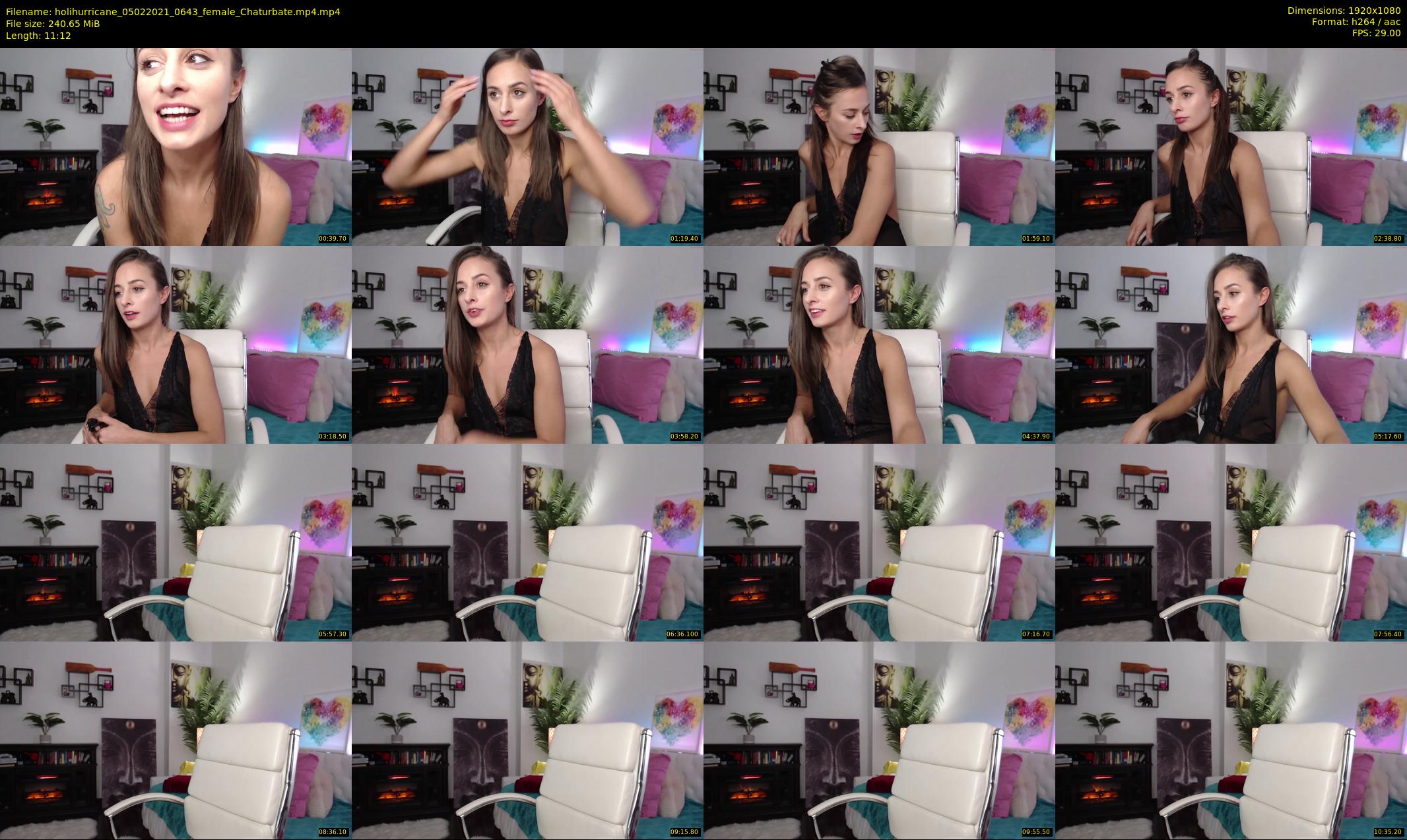 holihurricane — 12 minute Chaturbate female cam show recording, 1080p, Feb 5, 2021