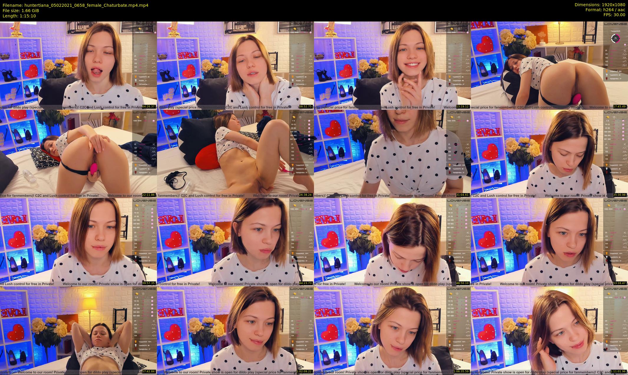 huntertiana — 76 minute Chaturbate female cam show recording, 1080p, Feb 5, 2021