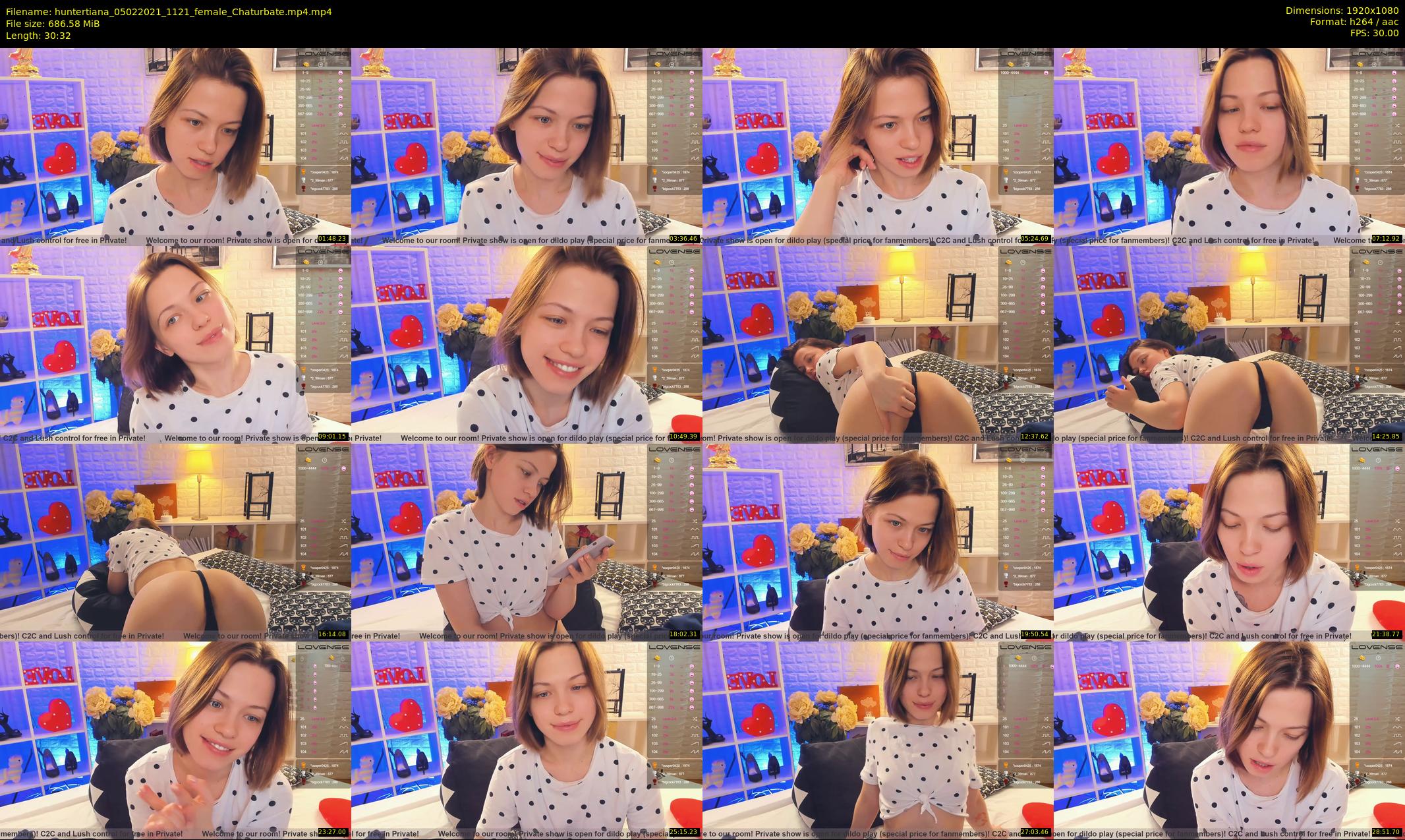 huntertiana — 31 minute Chaturbate female cam show recording, 1080p, Feb 5, 2021