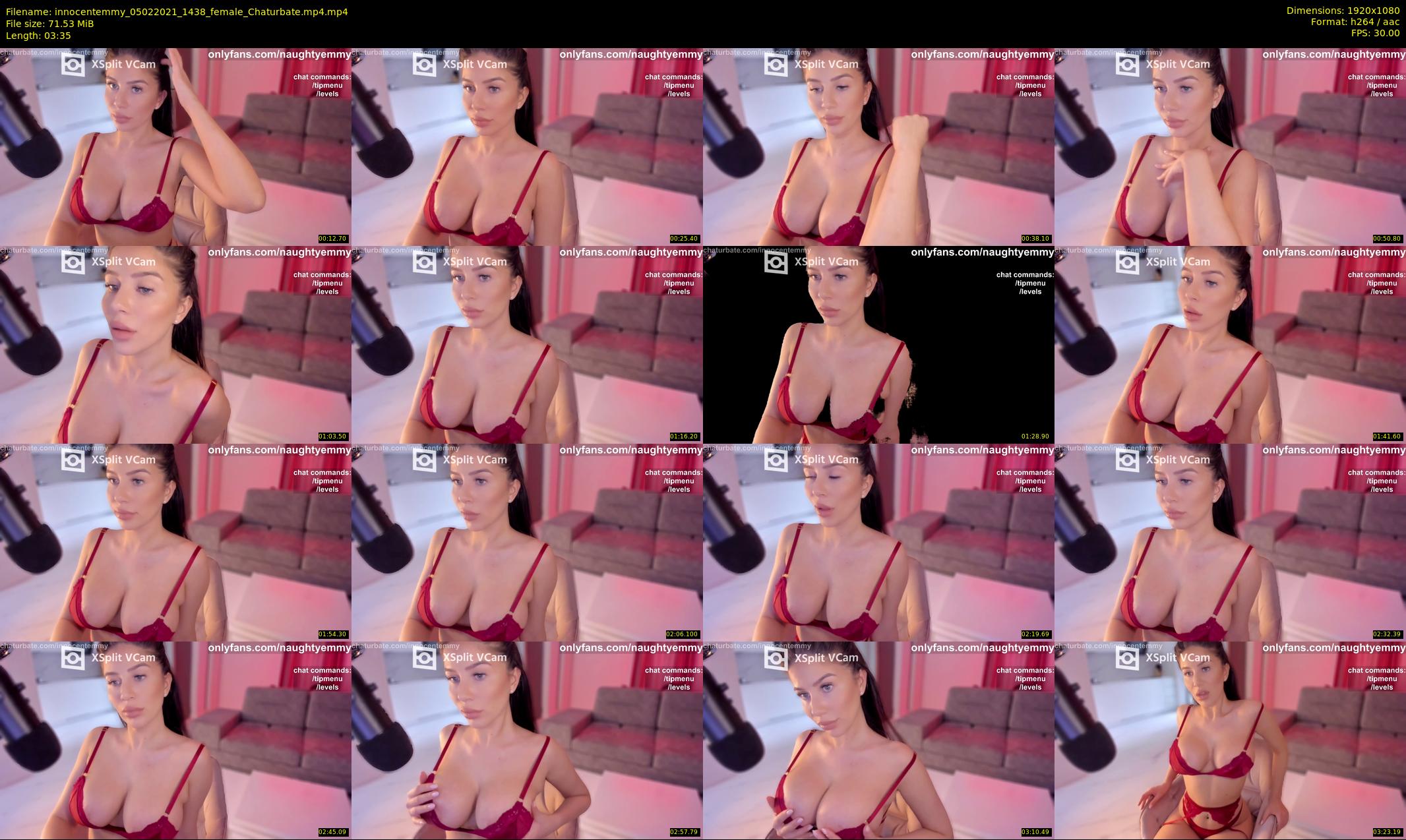 innocentemmy — 4 minute Chaturbate female cam show recording, 1080p, Feb 5, 2021