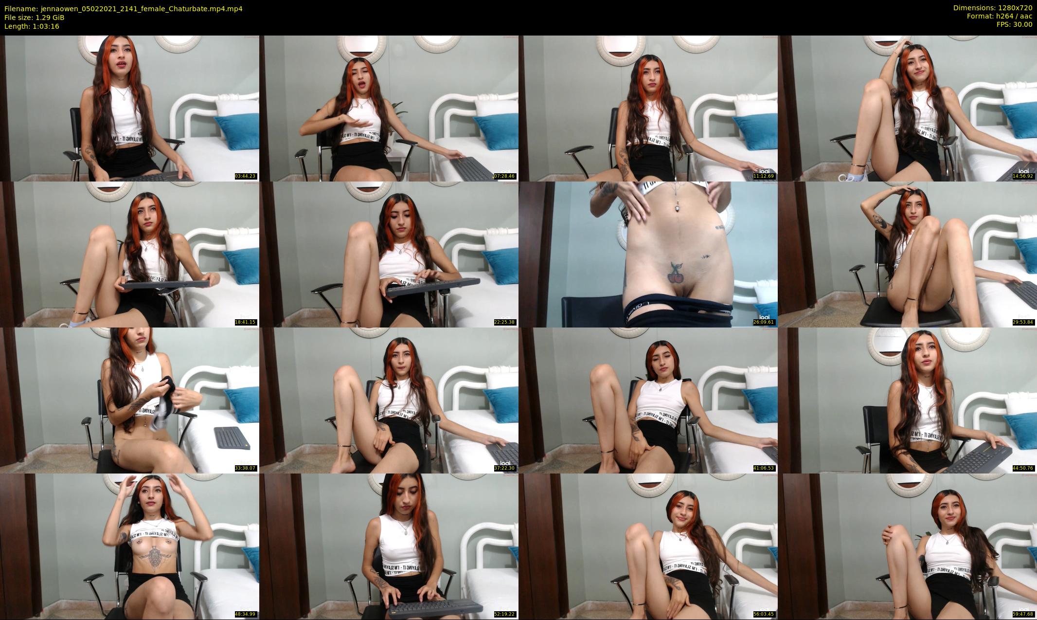 jennaowen — 64 minute Chaturbate female cam show recording, 720p, Feb 5, 2021