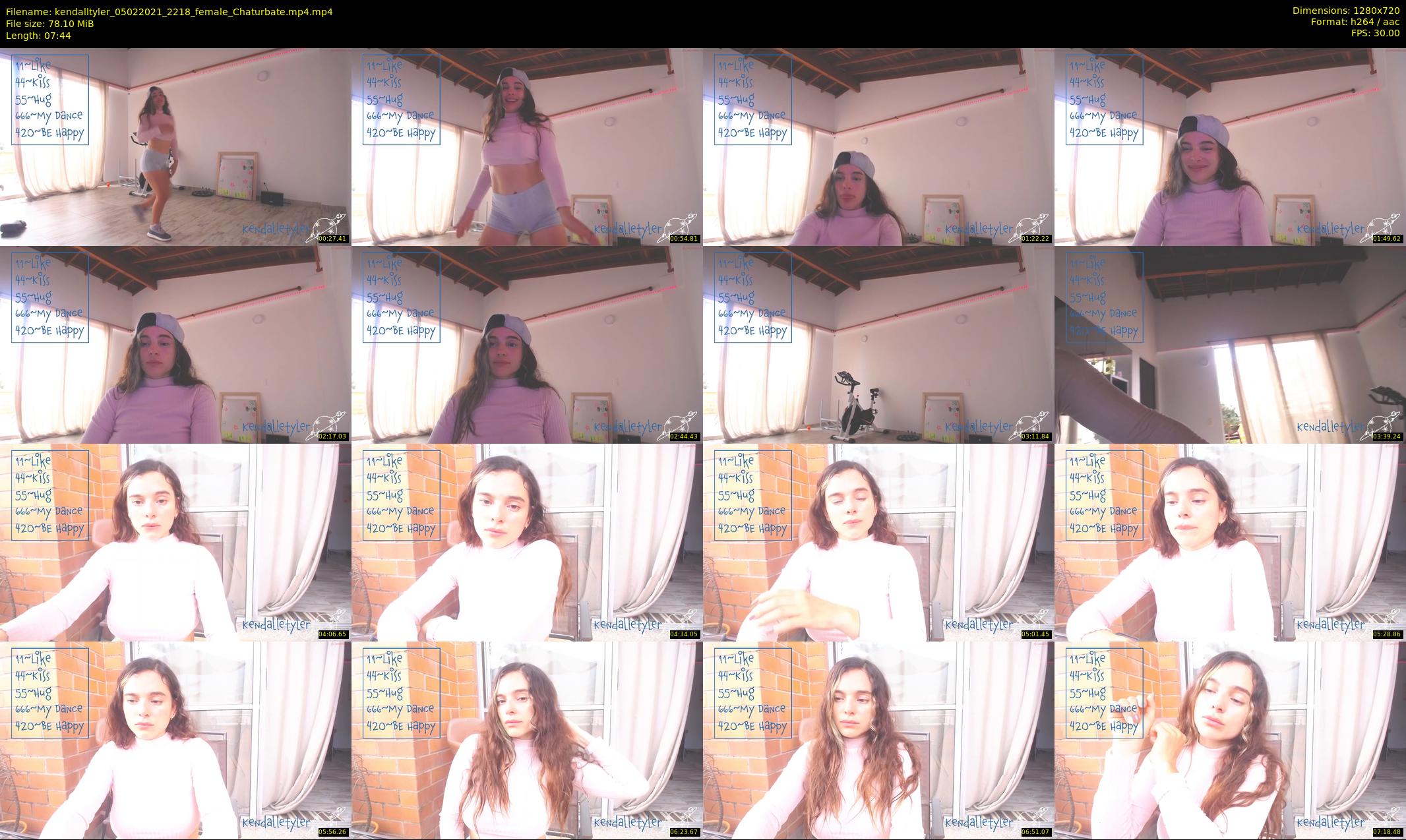 kendalltyler — 8 minute Chaturbate female cam show recording, 720p, Feb 5, 2021