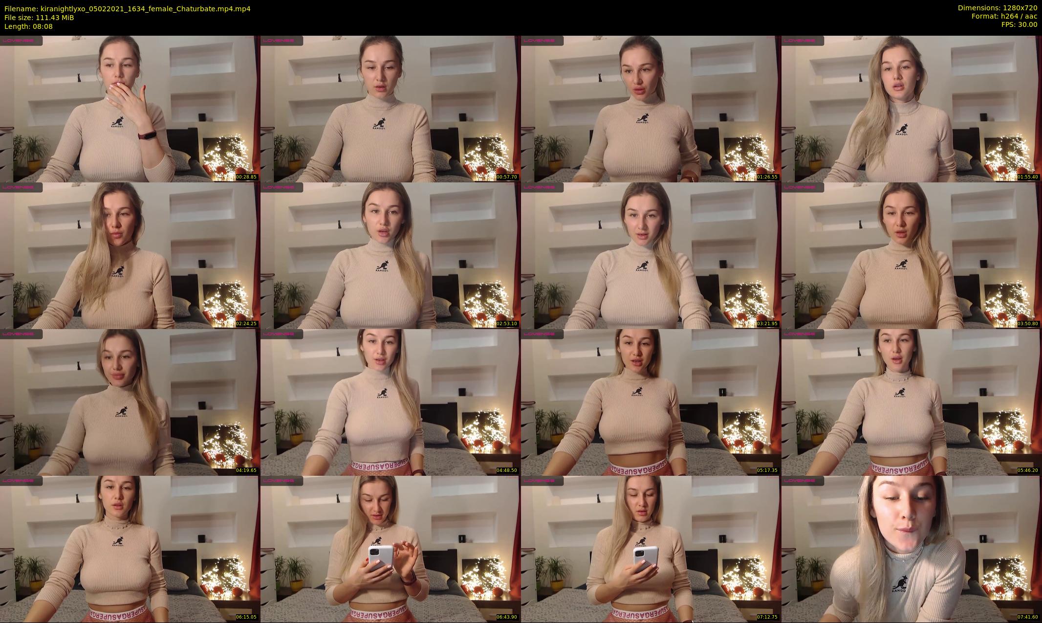 kiranightlyxo — 9 minute Chaturbate female cam show recording, 720p, Feb 5, 2021