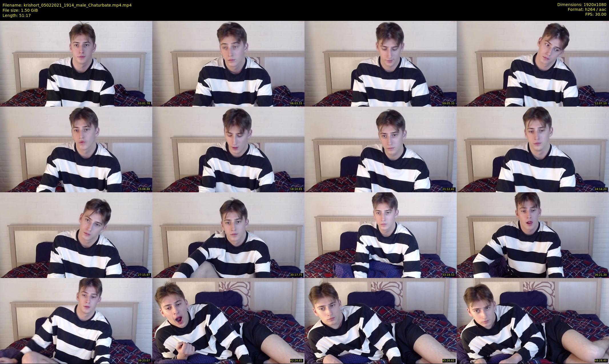 krishort — 52 minute Chaturbate male cam show recording, 1080p, Feb 5, 2021