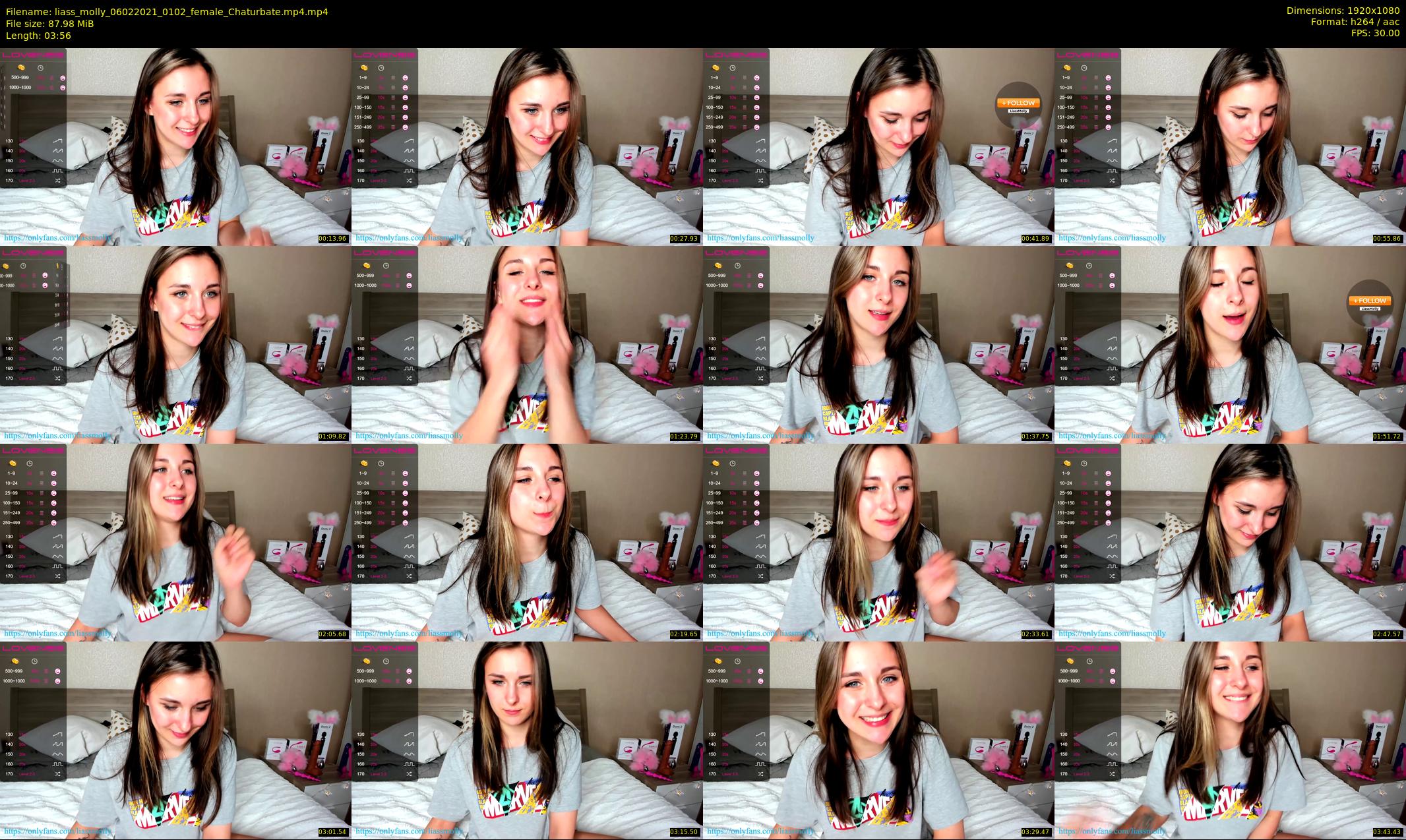 liass_molly — 4 minute Chaturbate female cam show recording, 1080p, Feb 6, 2021