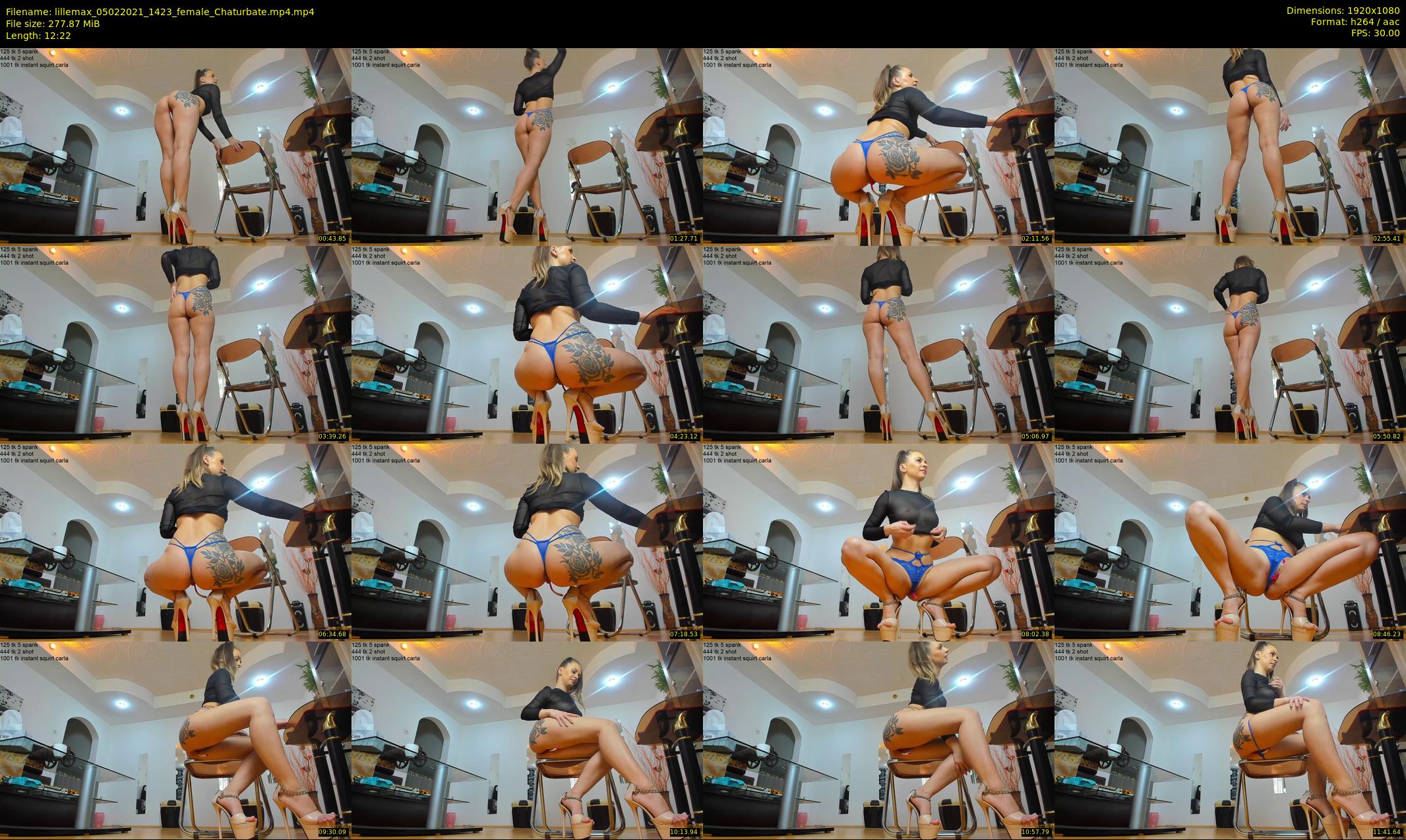 lillemax — 13 minute Chaturbate female cam show recording, 1080p, Feb 5, 2021
