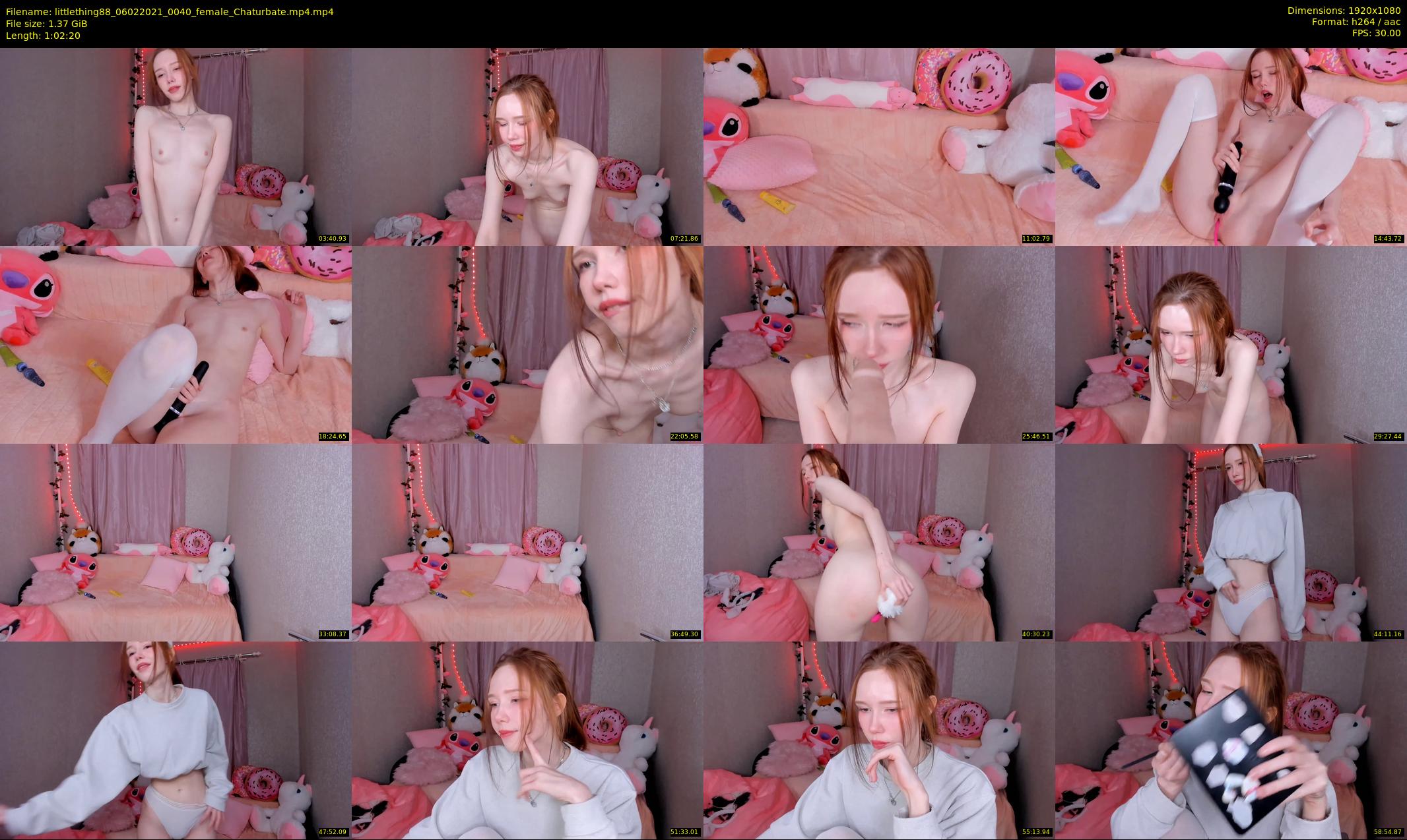 littlething88 — 63 minute Chaturbate female cam show recording, 1080p, Feb 6, 2021