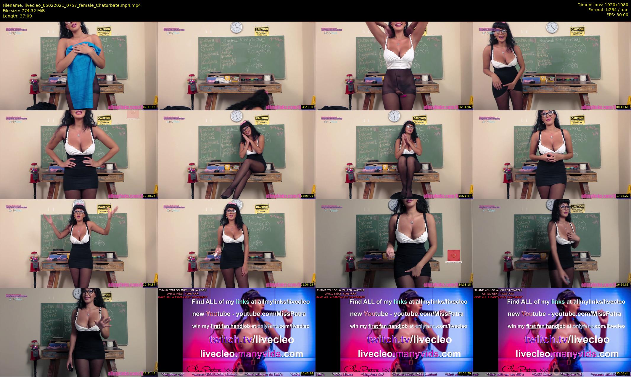 livecleo — 38 minute Chaturbate female cam show recording, 1080p, Feb 5, 2021