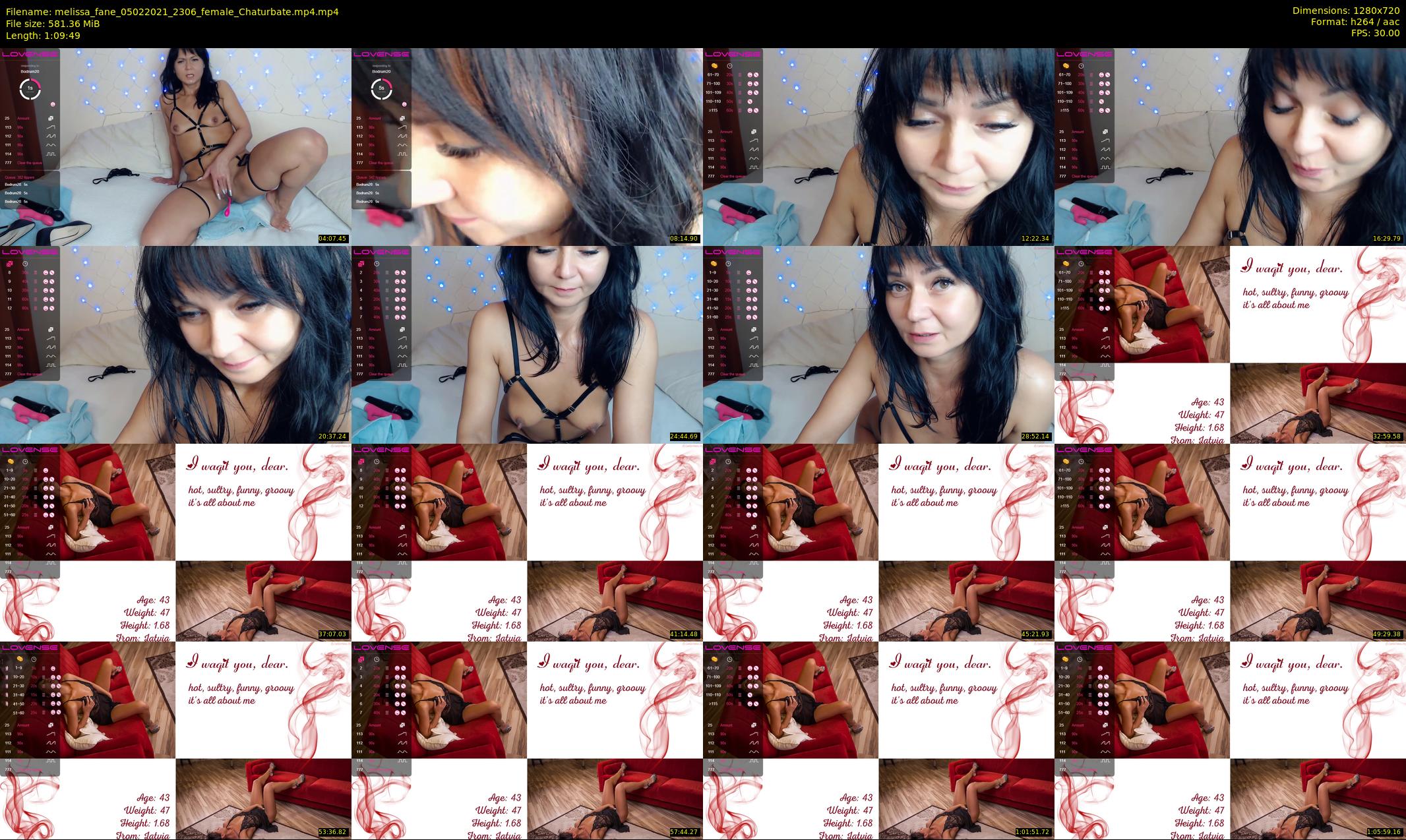 melissa_fane — 70 minute Chaturbate female cam show recording, 720p, Feb 5, 2021