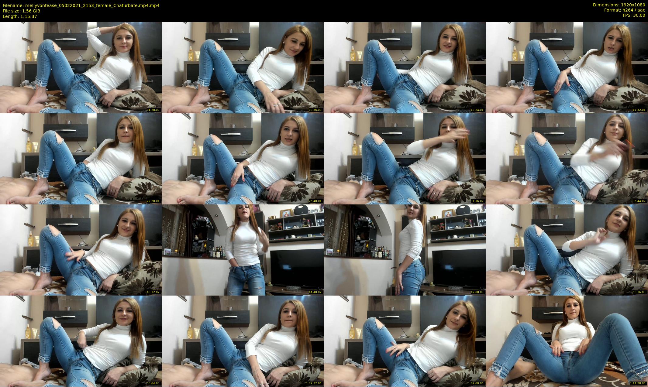 mellyvontease — 76 minute Chaturbate female cam show recording, 1080p, Feb 5, 2021
