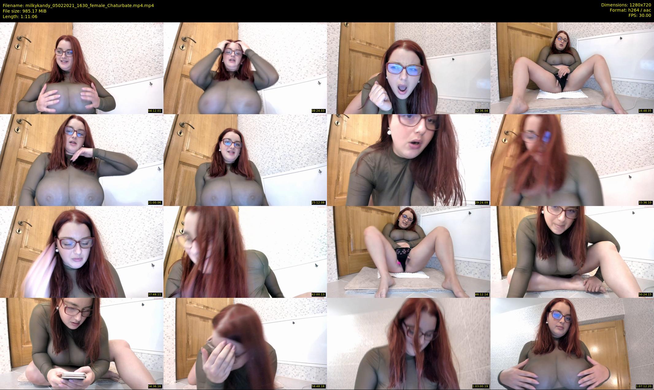 milkykandy — 72 minute Chaturbate female cam show recording, 720p, Feb 5, 2021