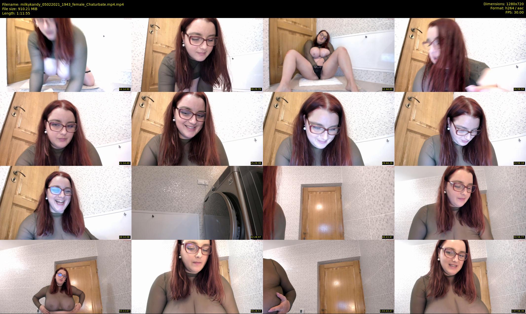 milkykandy — 72 minute Chaturbate female cam show recording, 720p, Feb 5, 2021