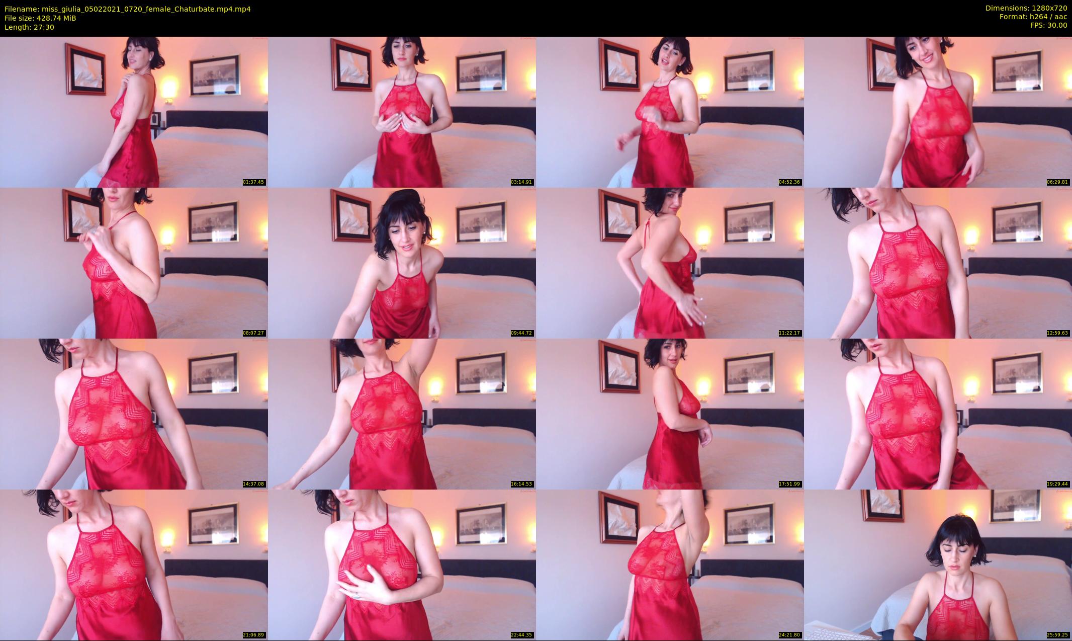 miss_giulia — 28 minute Chaturbate female cam show recording, 720p, Feb 5, 2021