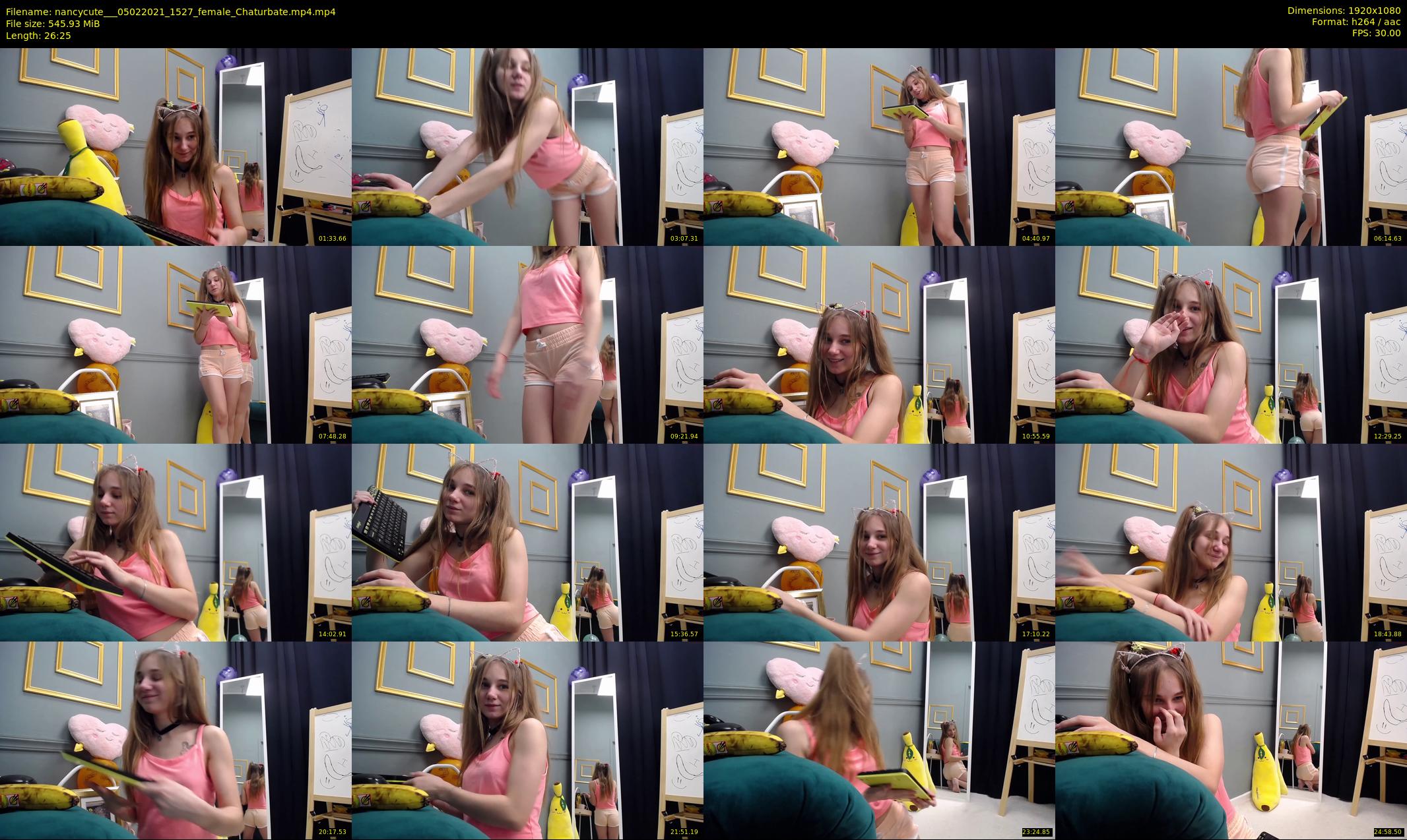nancycute__ — 27 minute Chaturbate female cam show recording, 1080p, Feb 5, 2021
