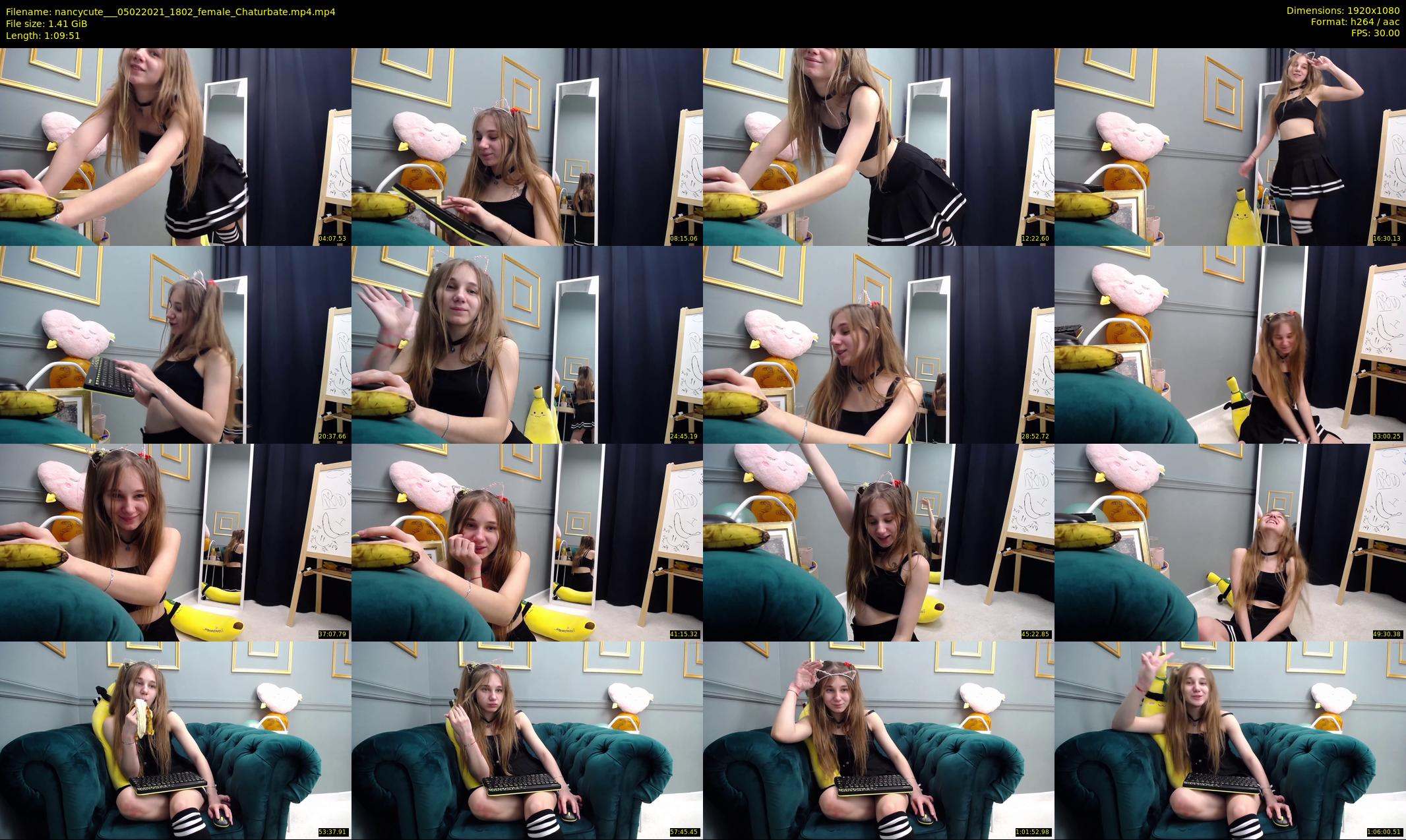 nancycute__ — 70 minute Chaturbate female cam show recording, 1080p, Feb 5, 2021