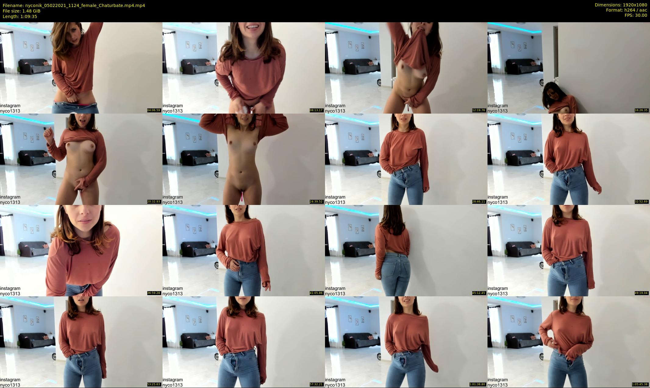 nyconik — 70 minute Chaturbate female cam show recording, 1080p, Feb 5, 2021