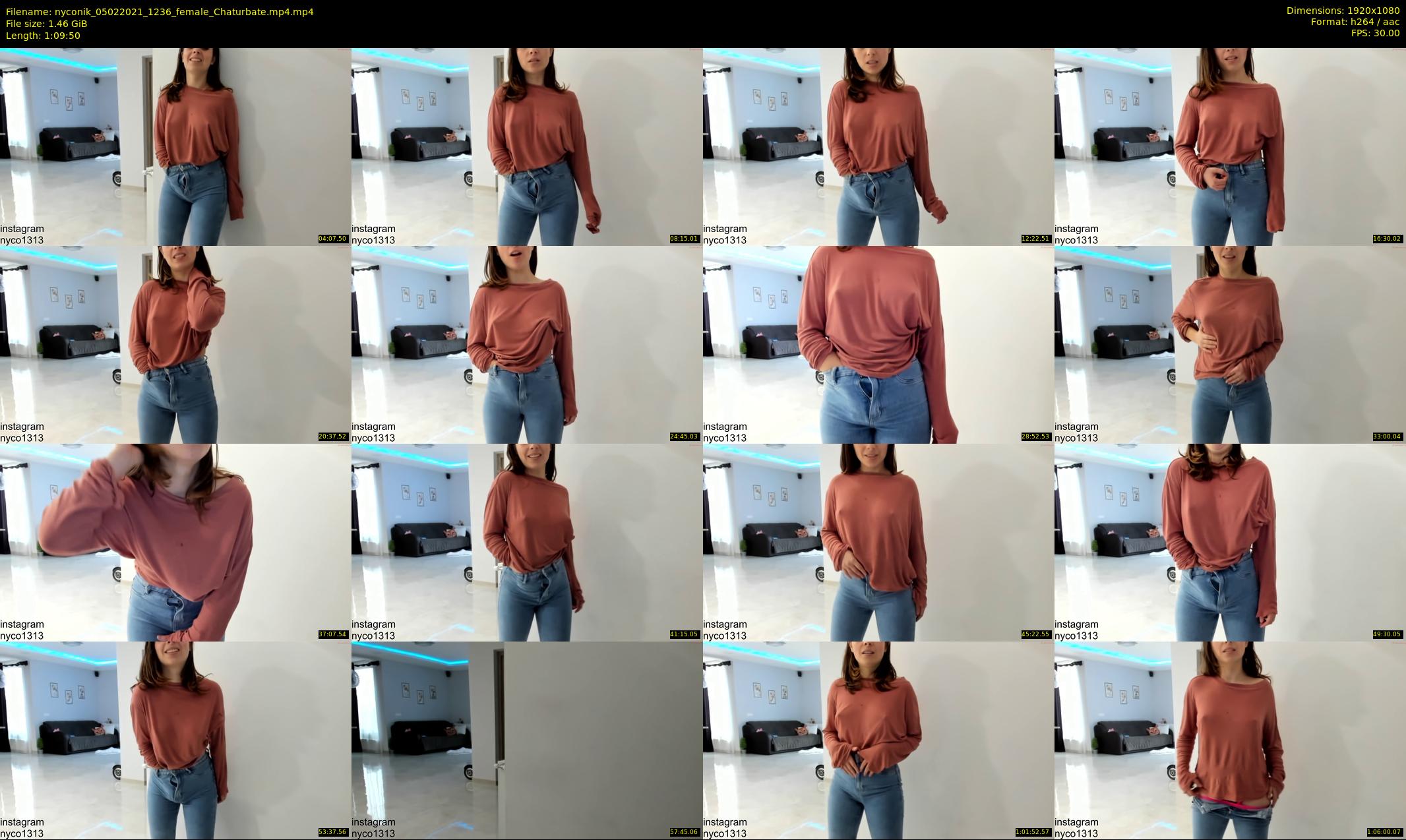 nyconik — 70 minute Chaturbate female cam show recording, 1080p, Feb 5, 2021