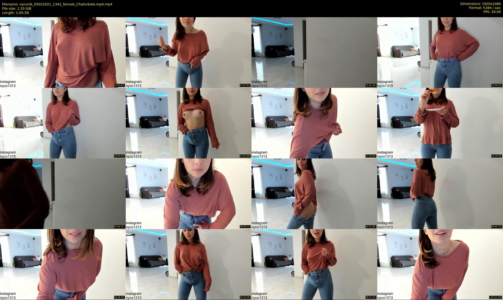 nyconik — 66 minute Chaturbate female cam show recording, 1080p, Feb 5, 2021