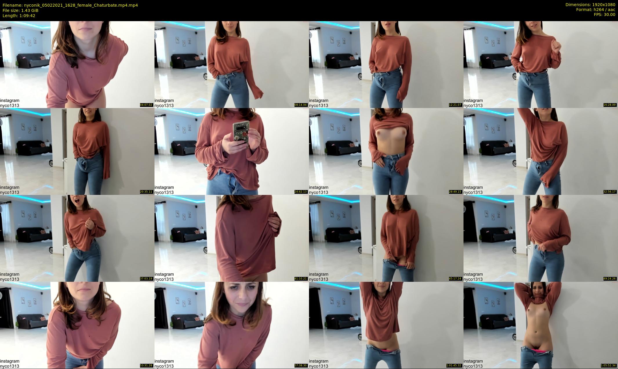 nyconik — 70 minute Chaturbate female cam show recording, 1080p, Feb 5, 2021
