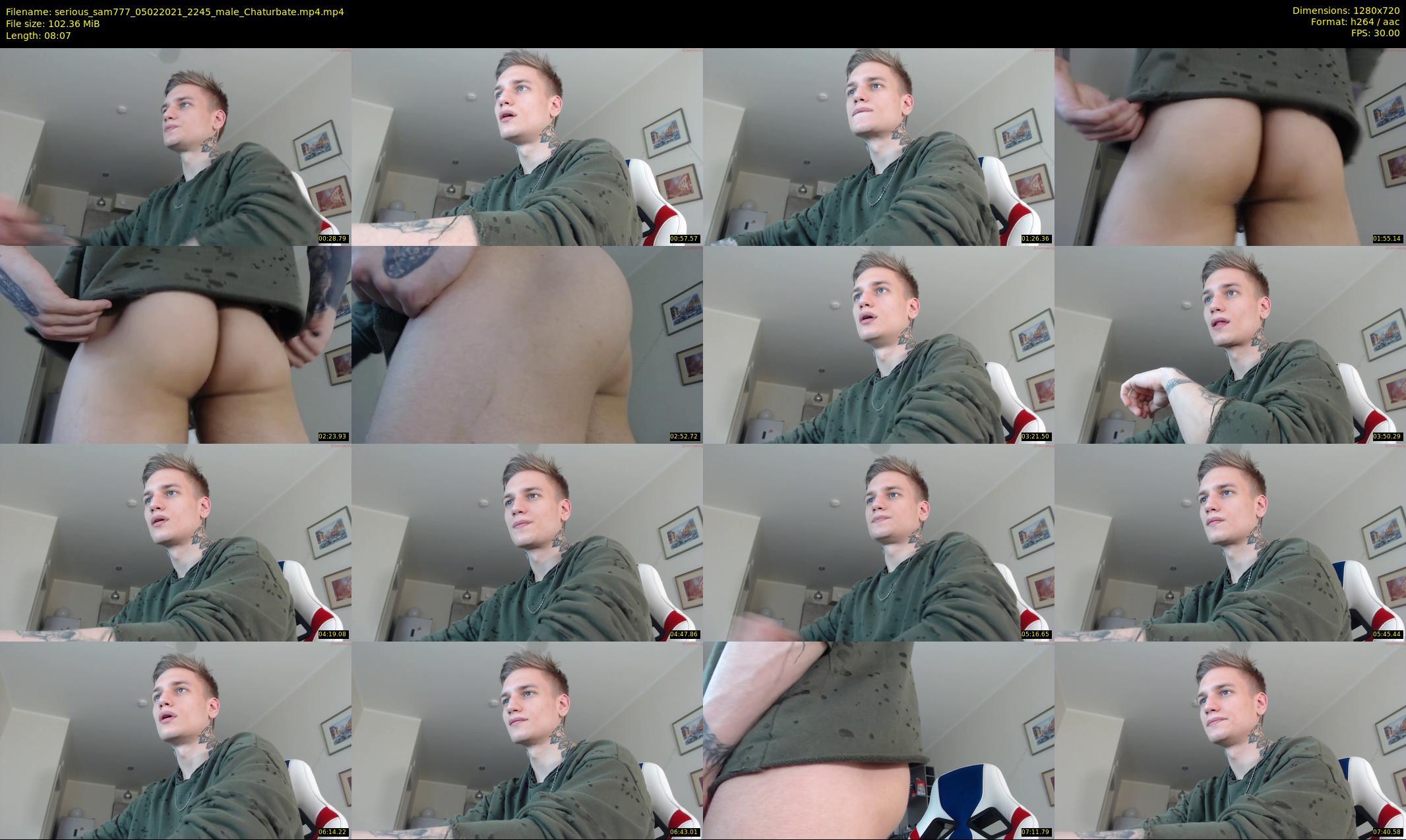 serious_sam777 — 9 minute Chaturbate male cam show recording, 720p, Feb 5, 2021