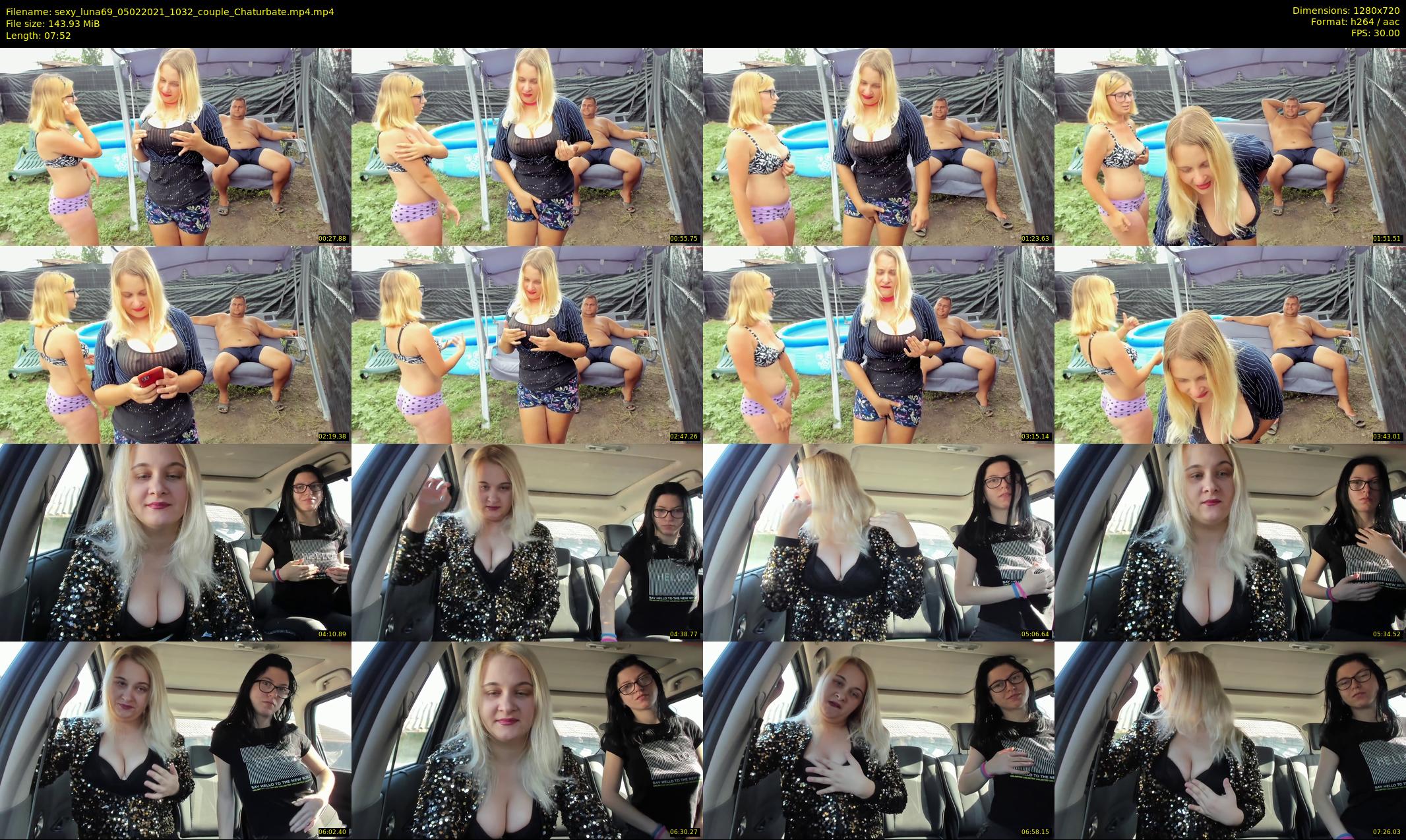 sexy_luna69 — 8 minute Chaturbate couple cam show recording, 720p, Feb 5, 2021