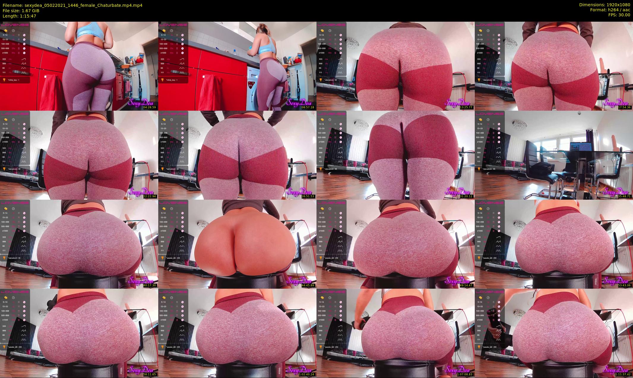 sexydea — 76 minute Chaturbate female cam show recording, 1080p, Feb 5, 2021