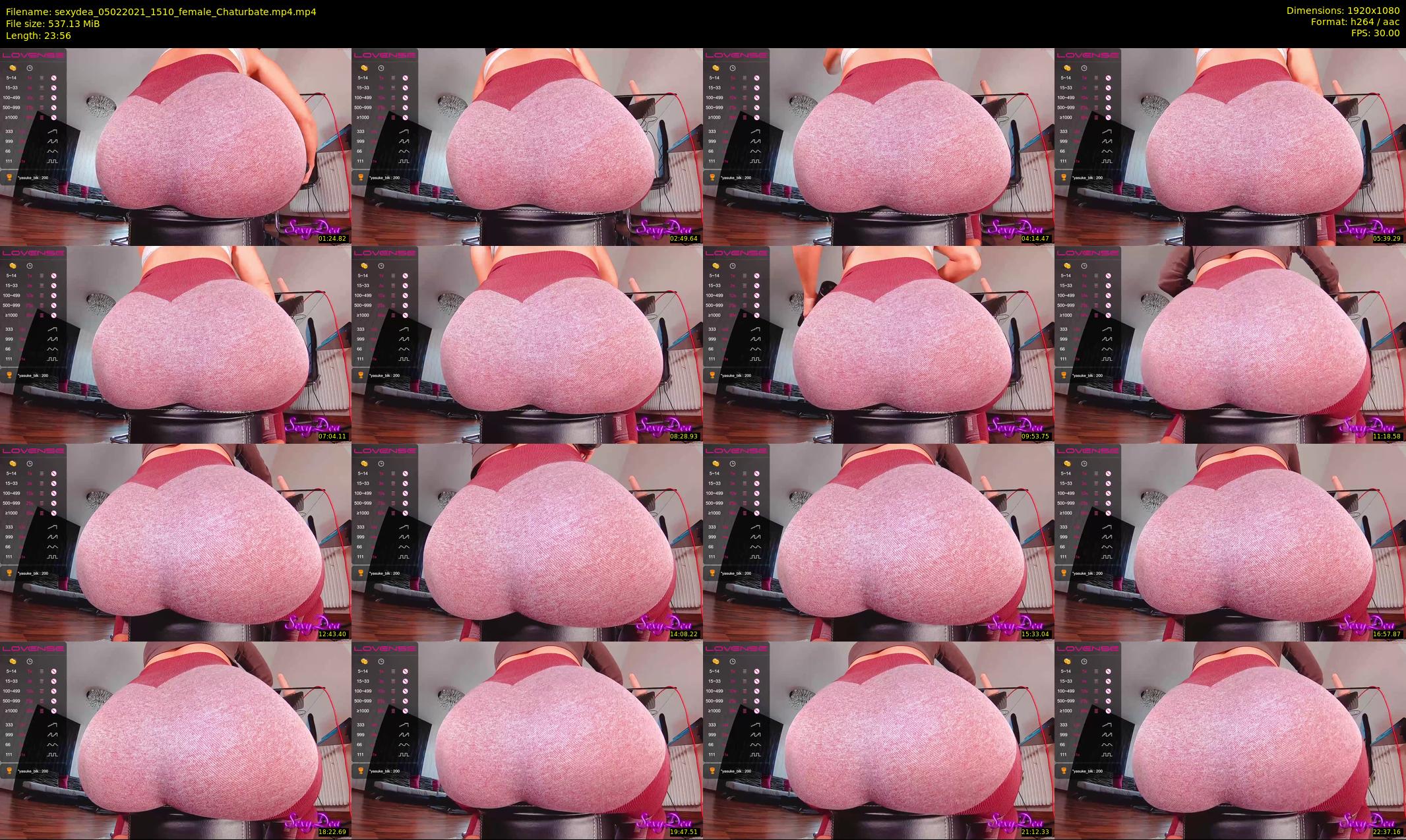 sexydea — 24 minute Chaturbate female cam show recording, 1080p, Feb 5, 2021