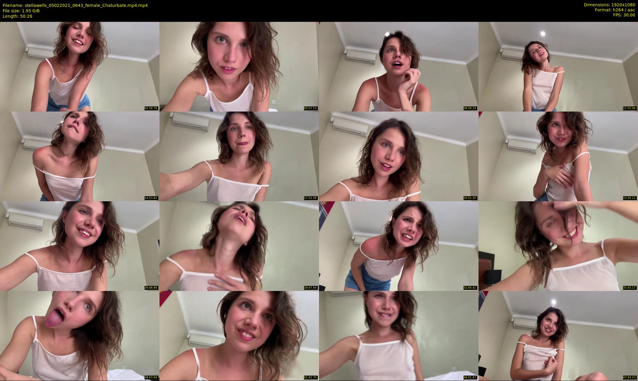 stellawells — 51 minute Chaturbate female cam show recording, 1080p, Feb 5, 2021
