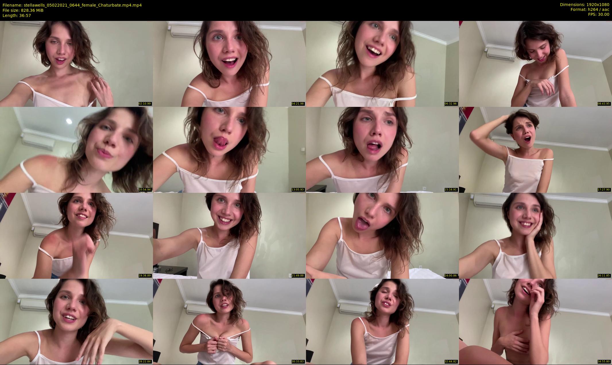 stellawells — 37 minute Chaturbate female cam show recording, 1080p, Feb 5, 2021