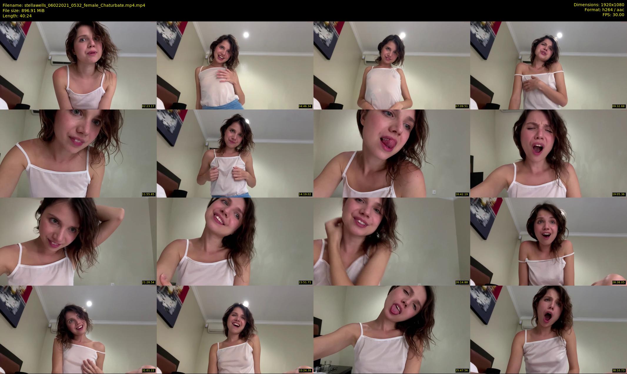 stellawells — 41 minute Chaturbate female cam show recording, 1080p, Feb 6, 2021
