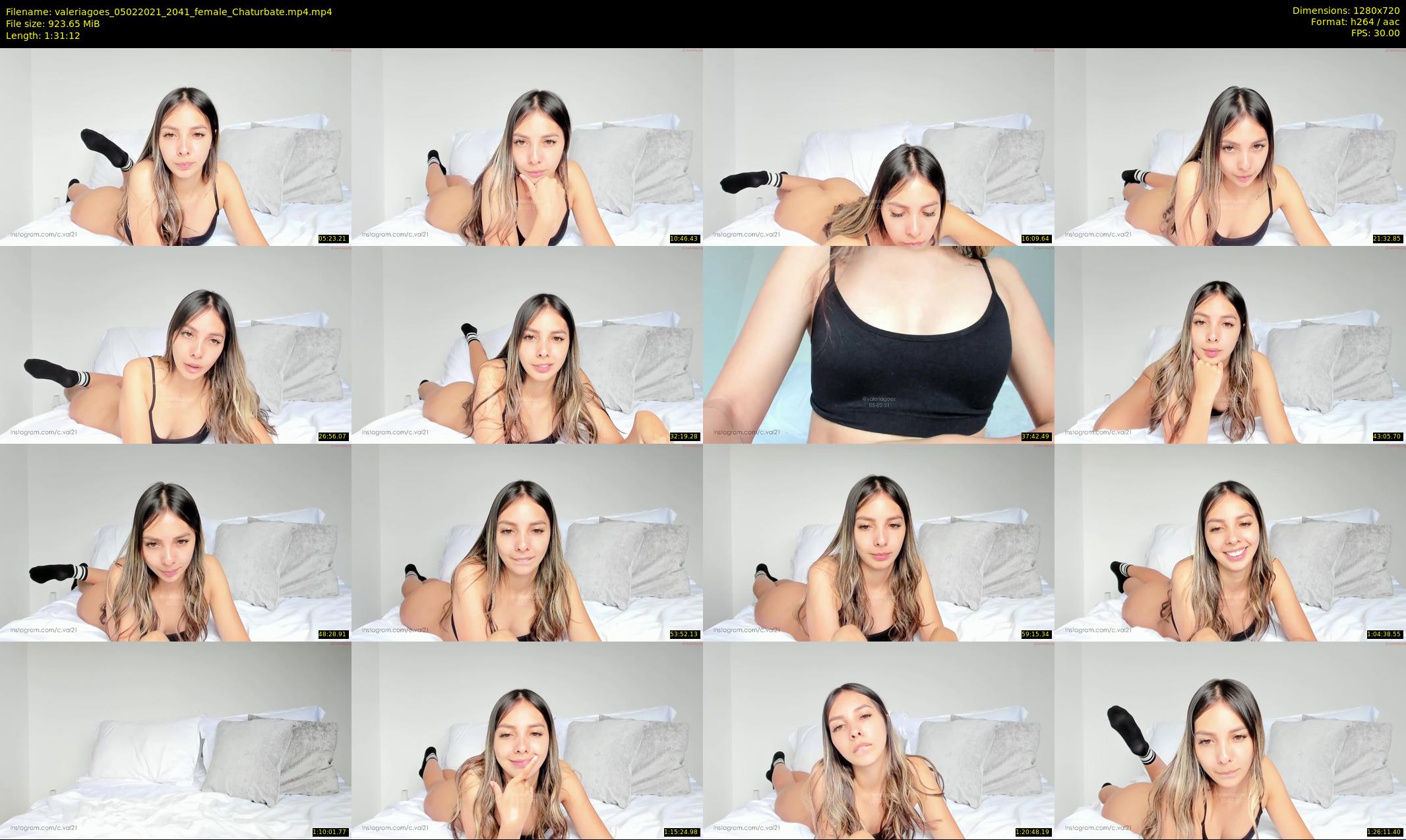 valeriagoes — 92 minute Chaturbate female cam show recording, 720p, Feb 5, 2021