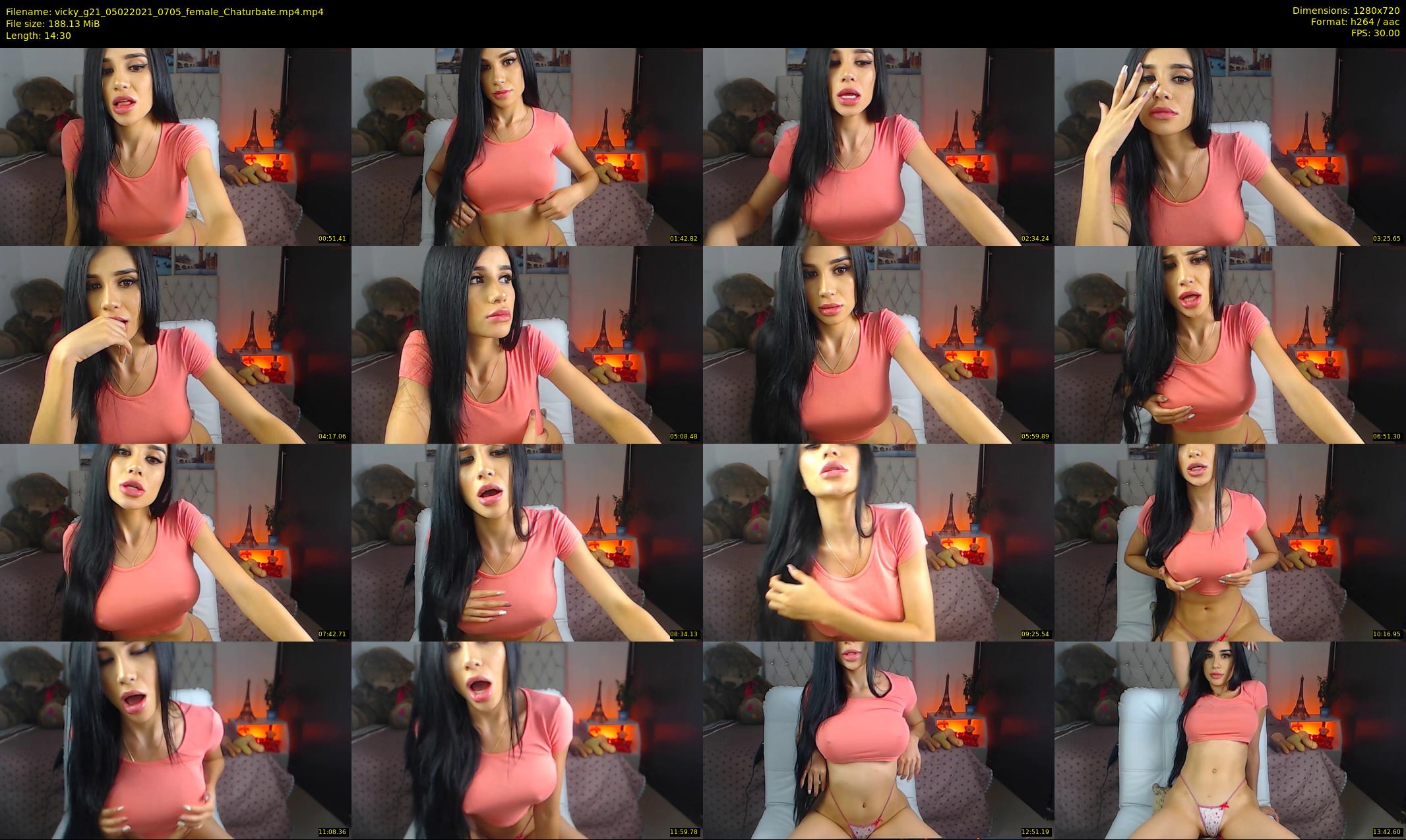 vicky_g21 — 15 minute Chaturbate female cam show recording, 720p, Feb 5, 2021