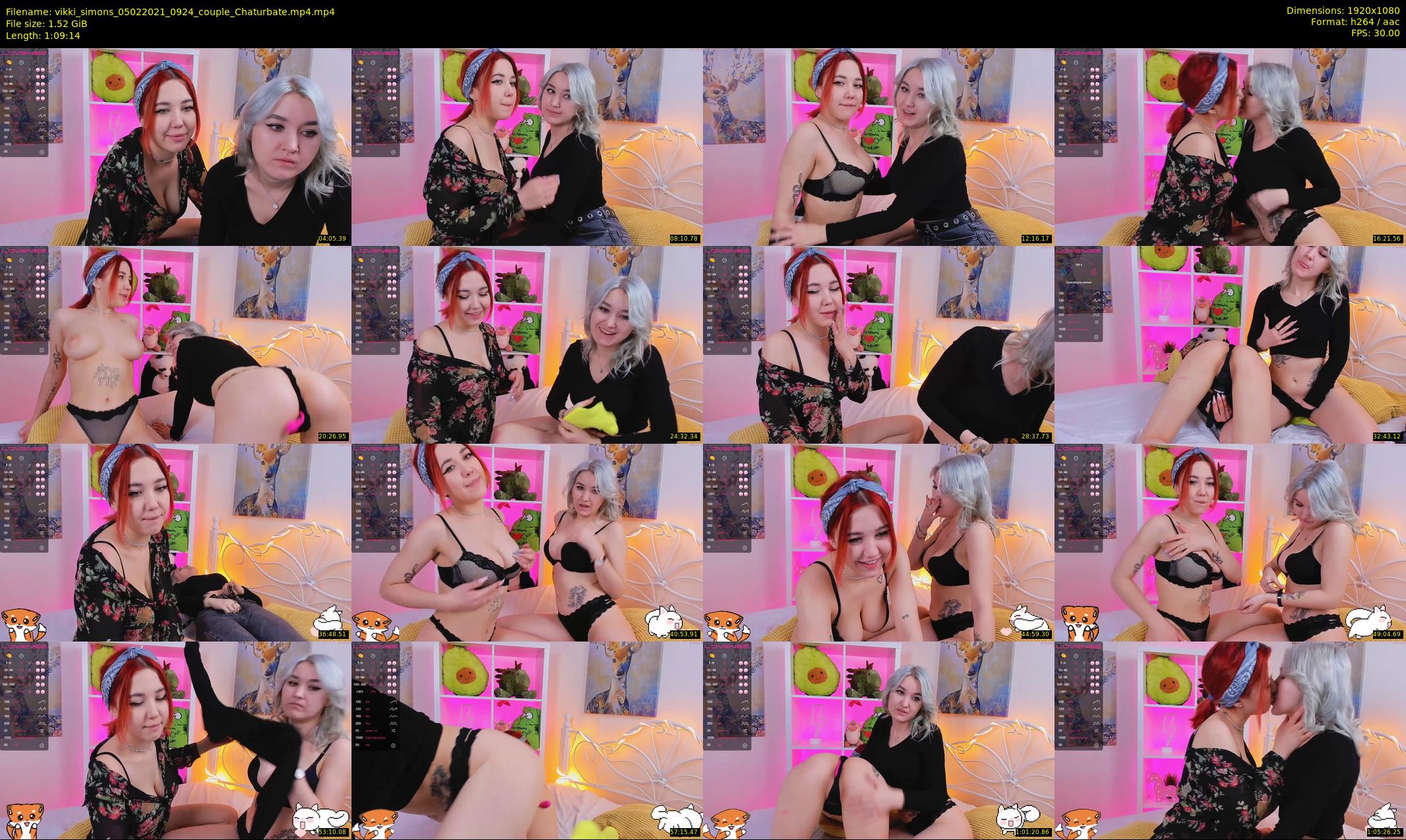 vikki_simons — 70 minute Chaturbate couple cam show recording, 1080p, Feb 5, 2021