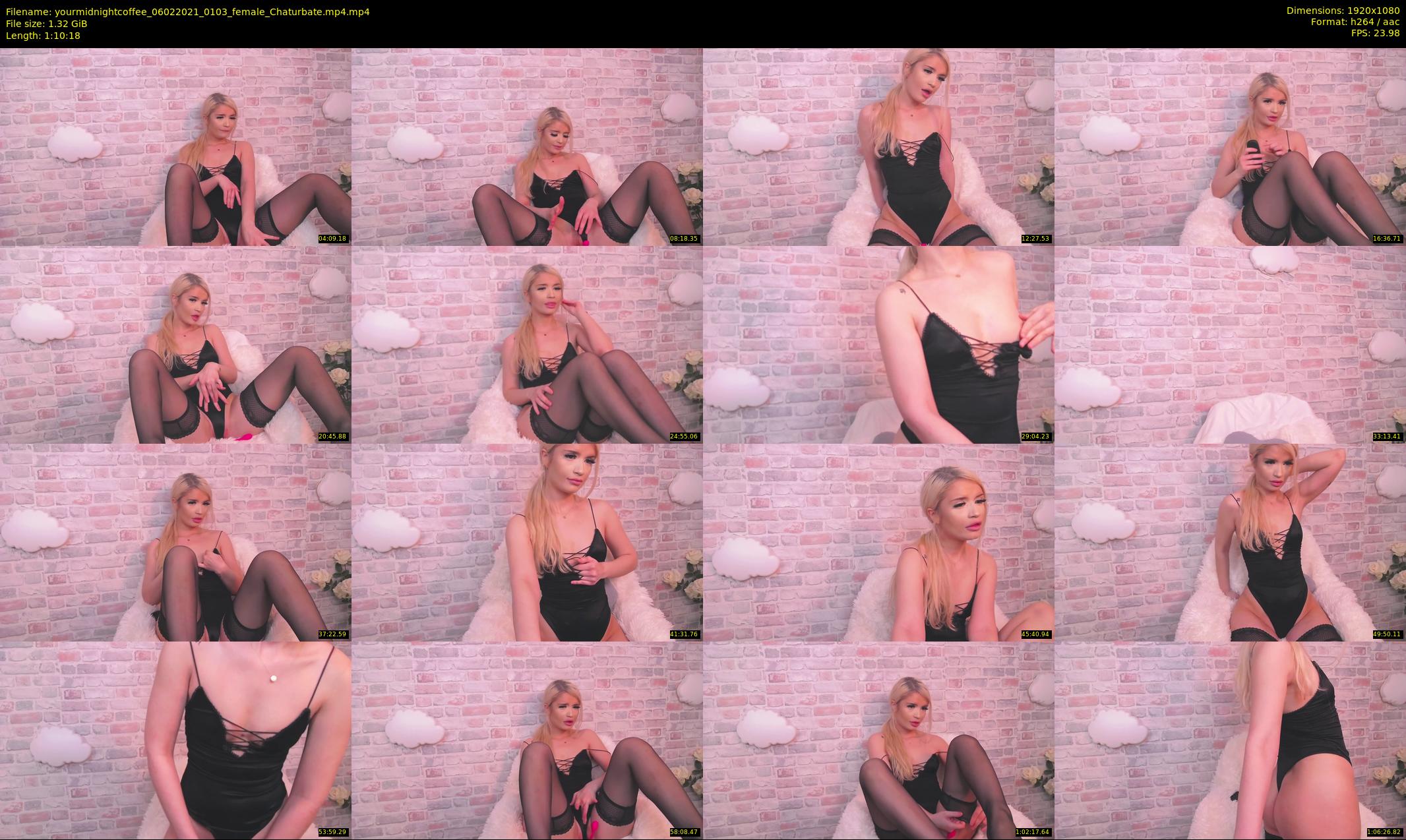 yourmidnightcoffee — 71 minute Chaturbate female cam show recording, 1080p, Feb 6, 2021