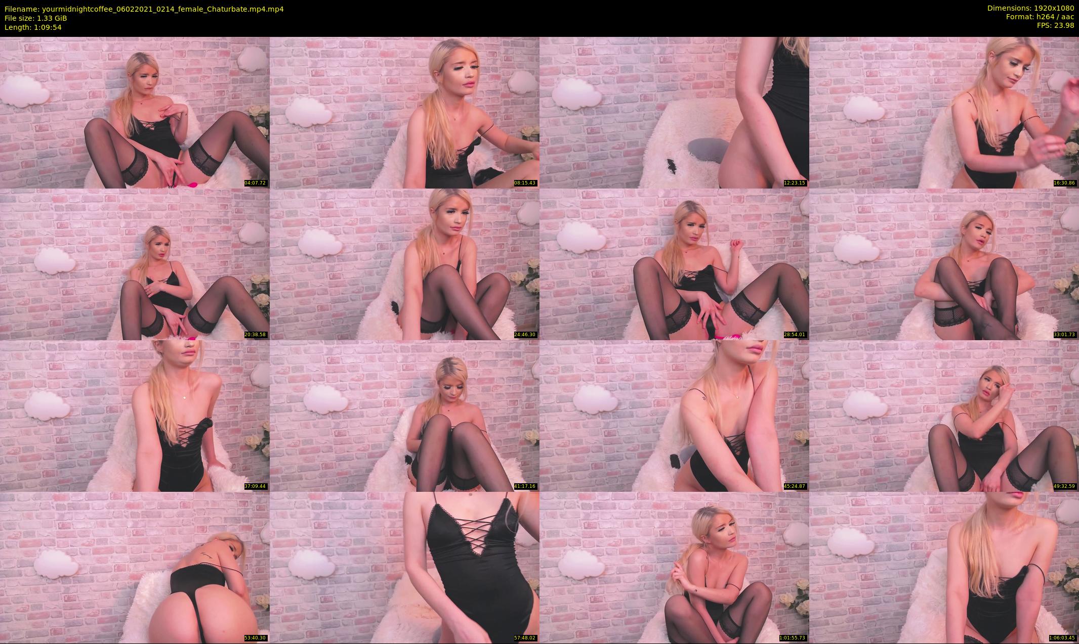 yourmidnightcoffee — 70 minute Chaturbate female cam show recording, 1080p, Feb 6, 2021