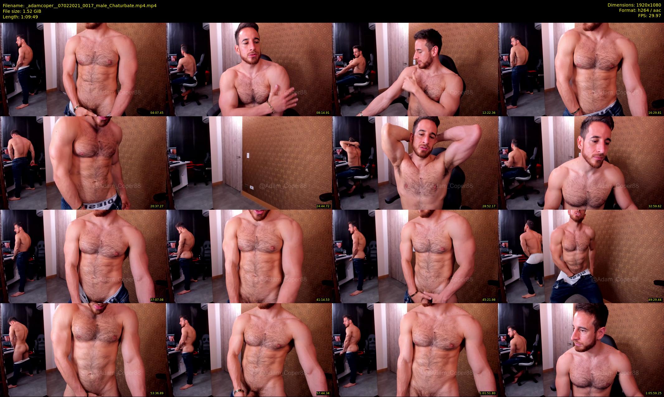 _adamcoper_ — 70 minute Chaturbate male cam show recording, 1080p, Feb 7, 2021
