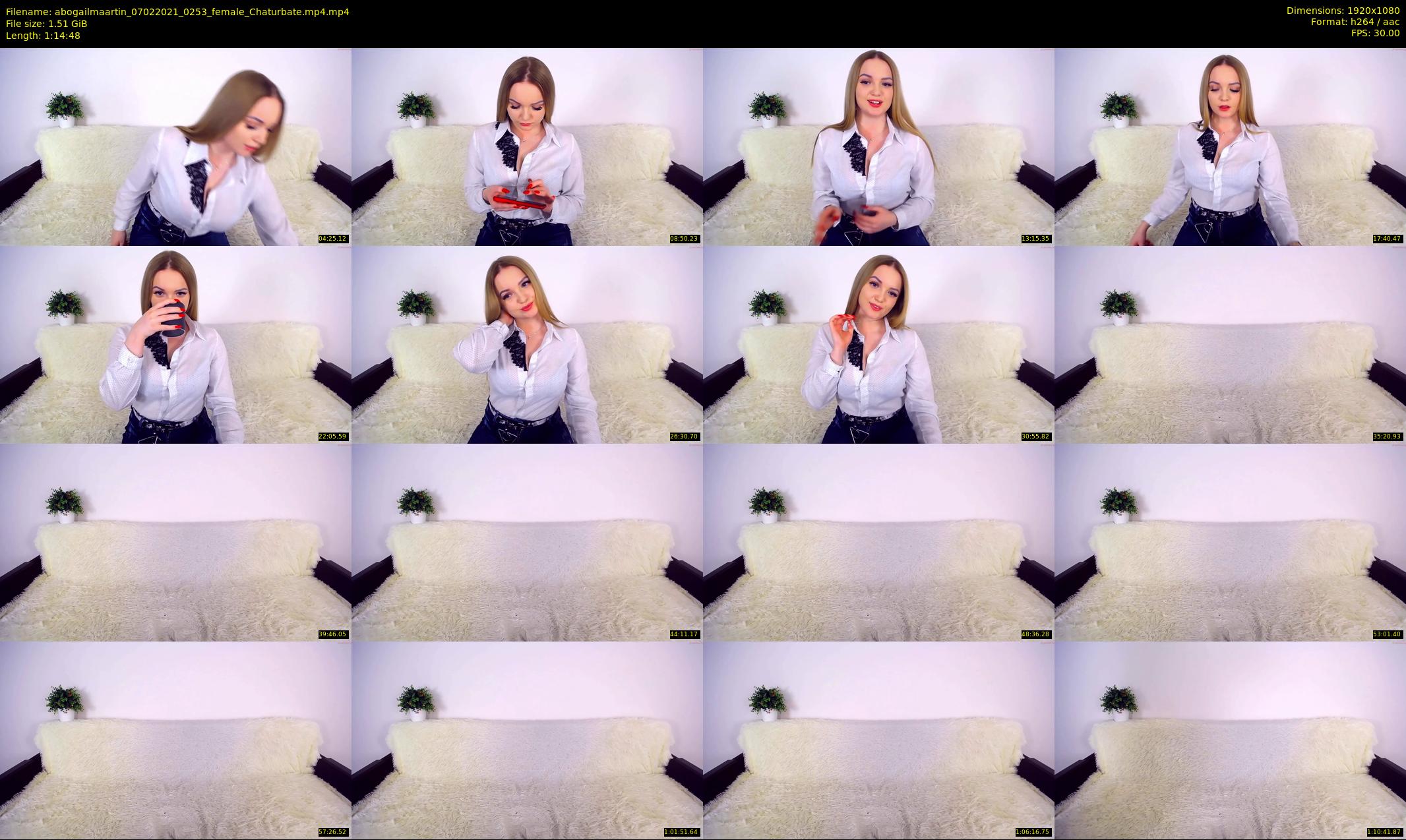 abogailmaartin — 75 minute Chaturbate female cam show recording, 1080p, Feb 7, 2021