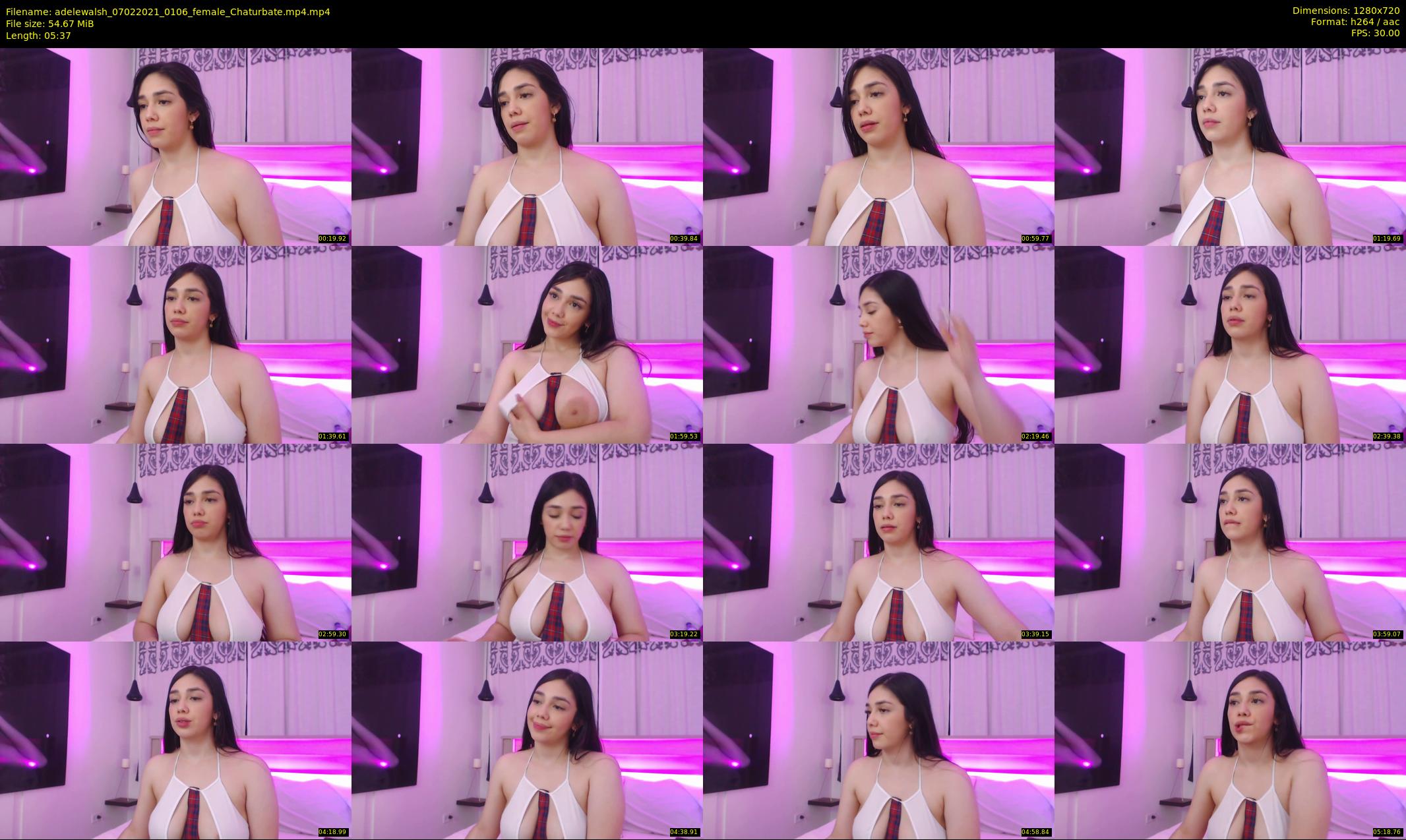 adelewalsh — 6 minute Chaturbate female cam show recording, 720p, Feb 7, 2021