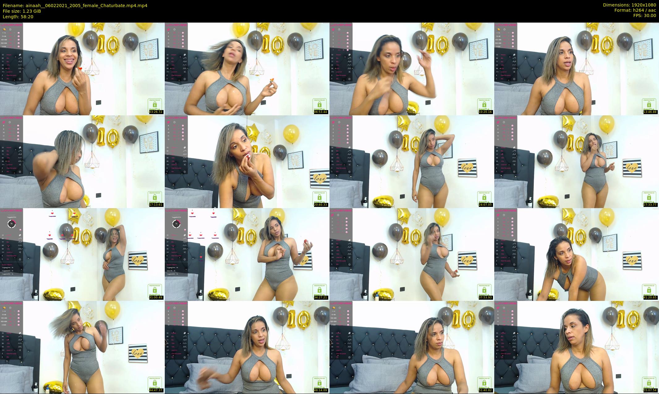 ainaah_ — 59 minute Chaturbate female cam show recording, 1080p, Feb 6, 2021