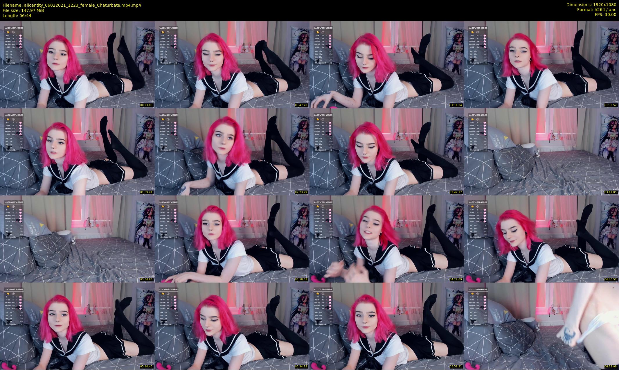 alicentity — 7 minute Chaturbate female cam show recording, 1080p, Feb 6, 2021