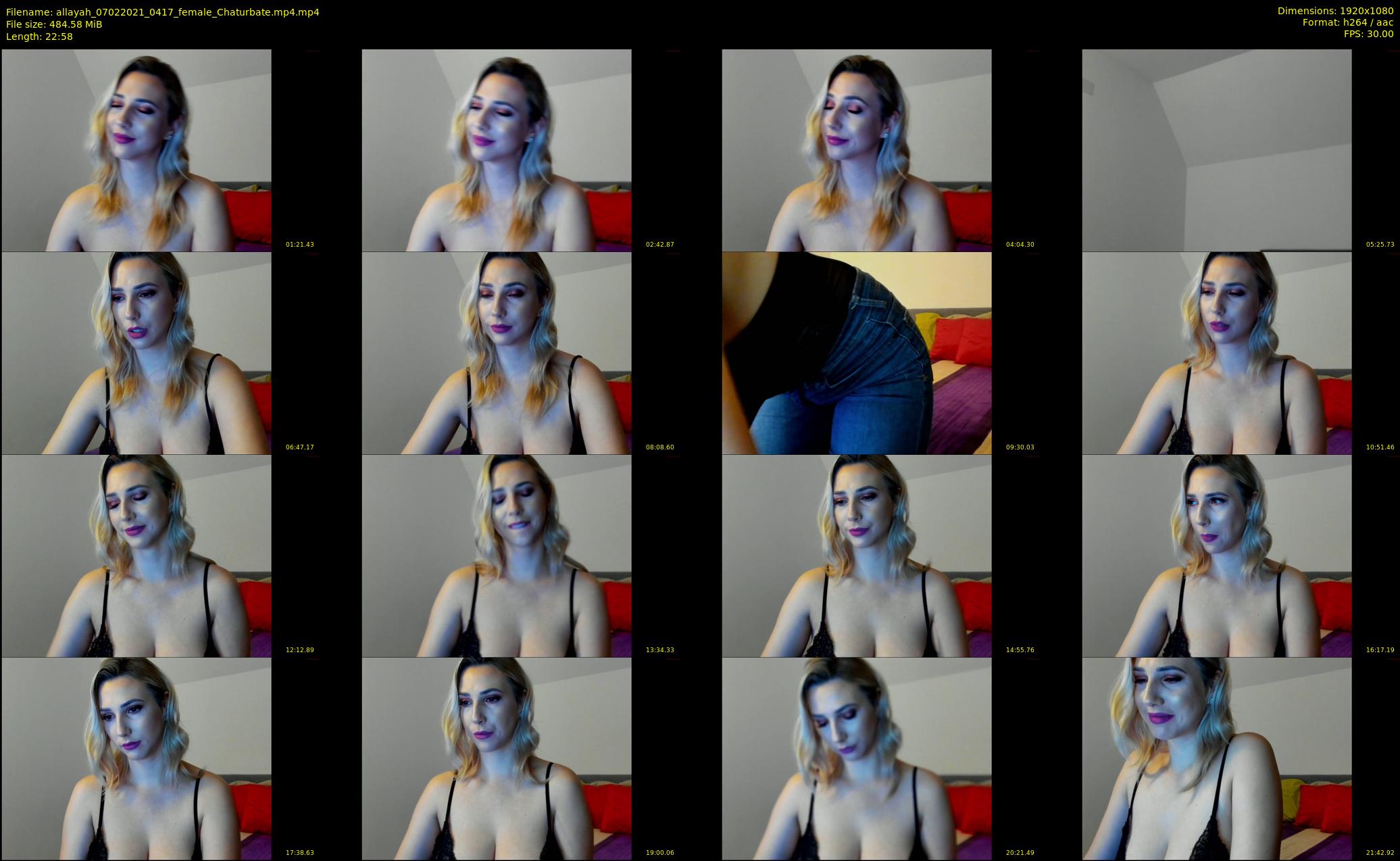 allayah — 23 minute Chaturbate female cam show recording, 1080p, Feb 7, 2021