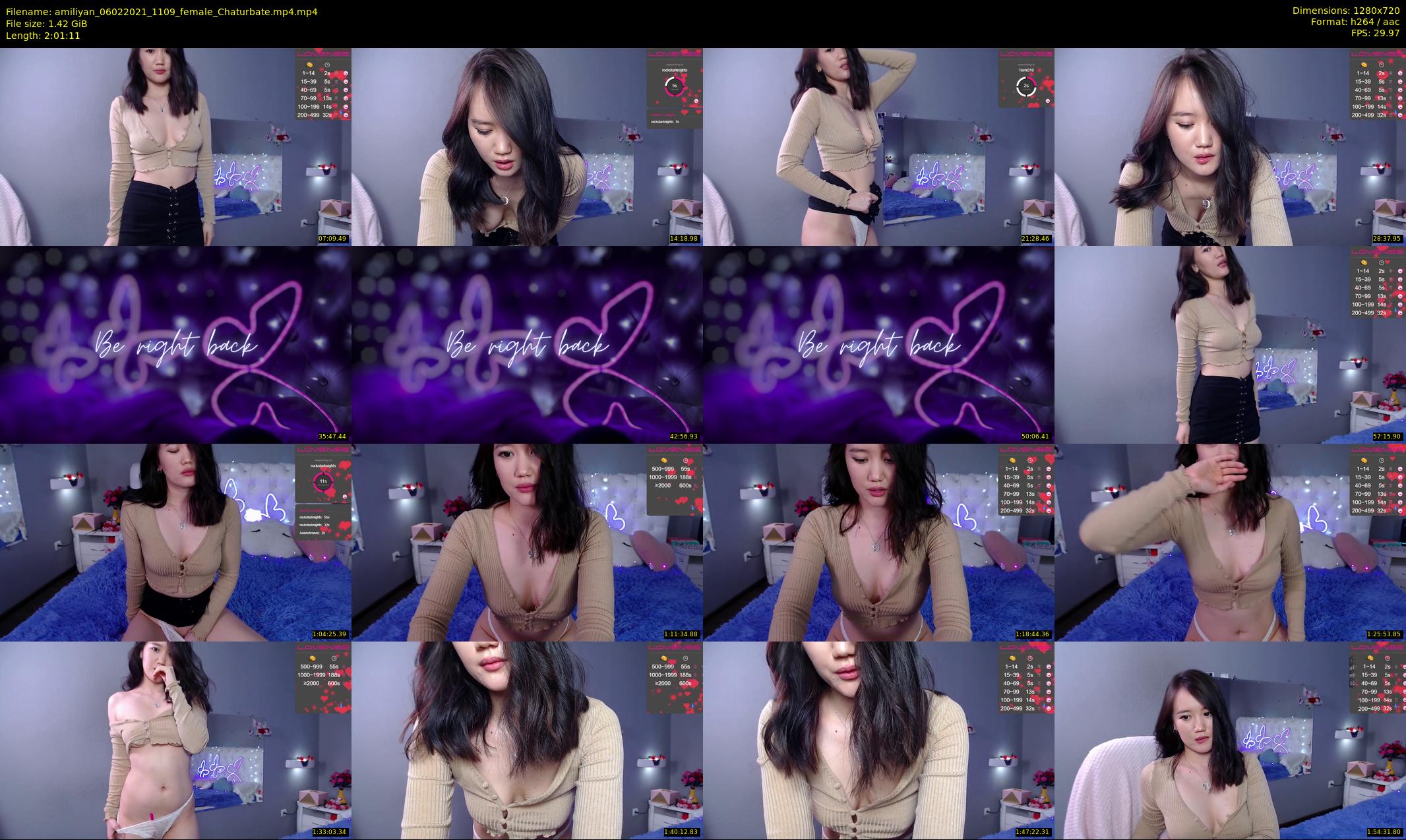 amiliyan — 122 minute Chaturbate female cam show recording, 720p, Feb 6, 2021