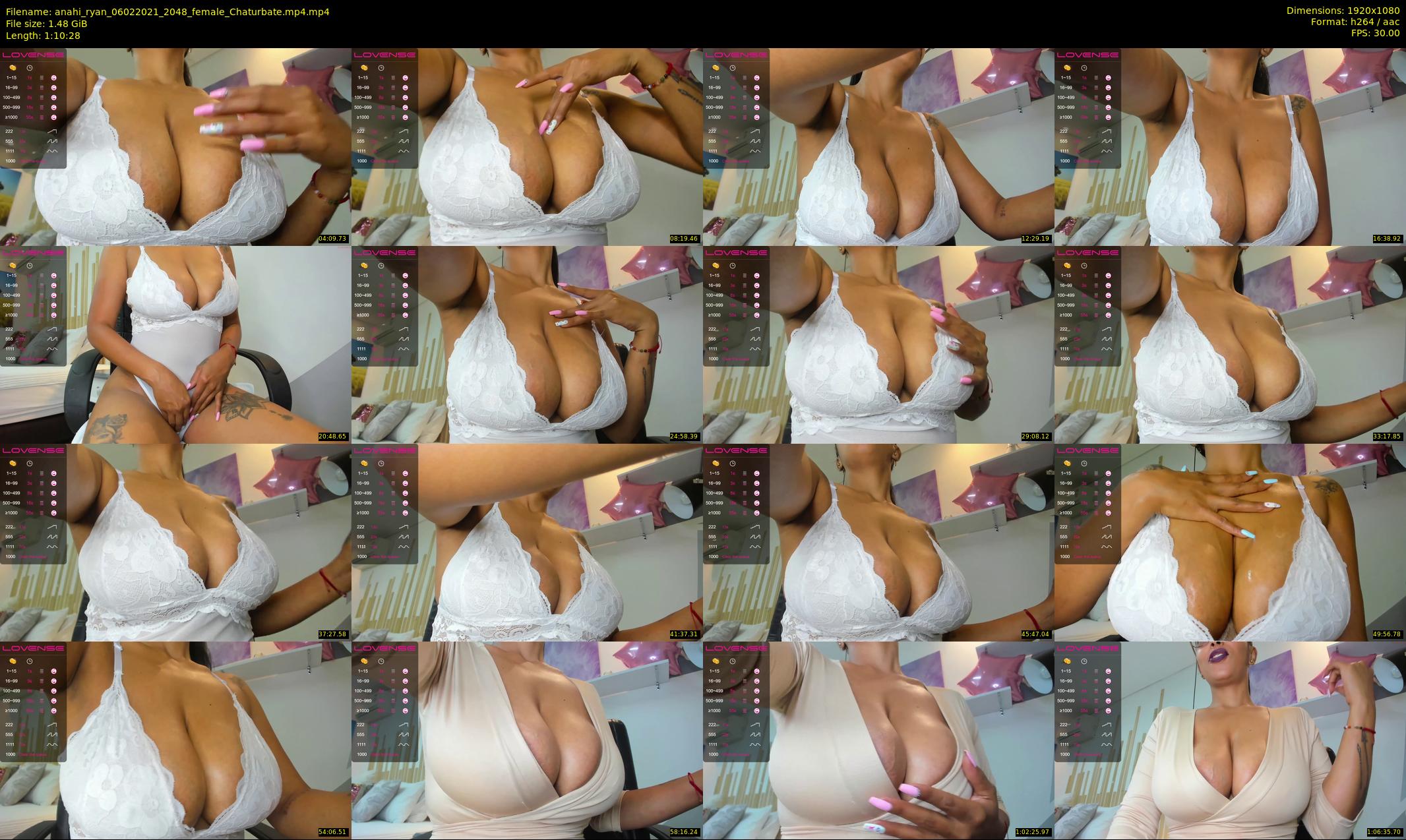 anahi_ryan — 71 minute Chaturbate female cam show recording, 1080p, Feb 6, 2021