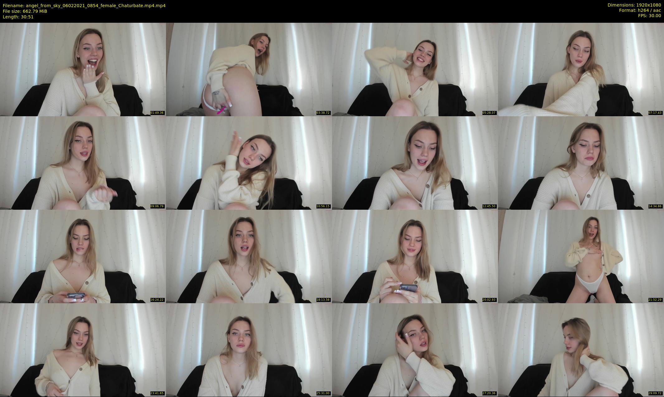 angel_from_sky — 31 minute Chaturbate female cam show recording, 1080p, Feb 6, 2021