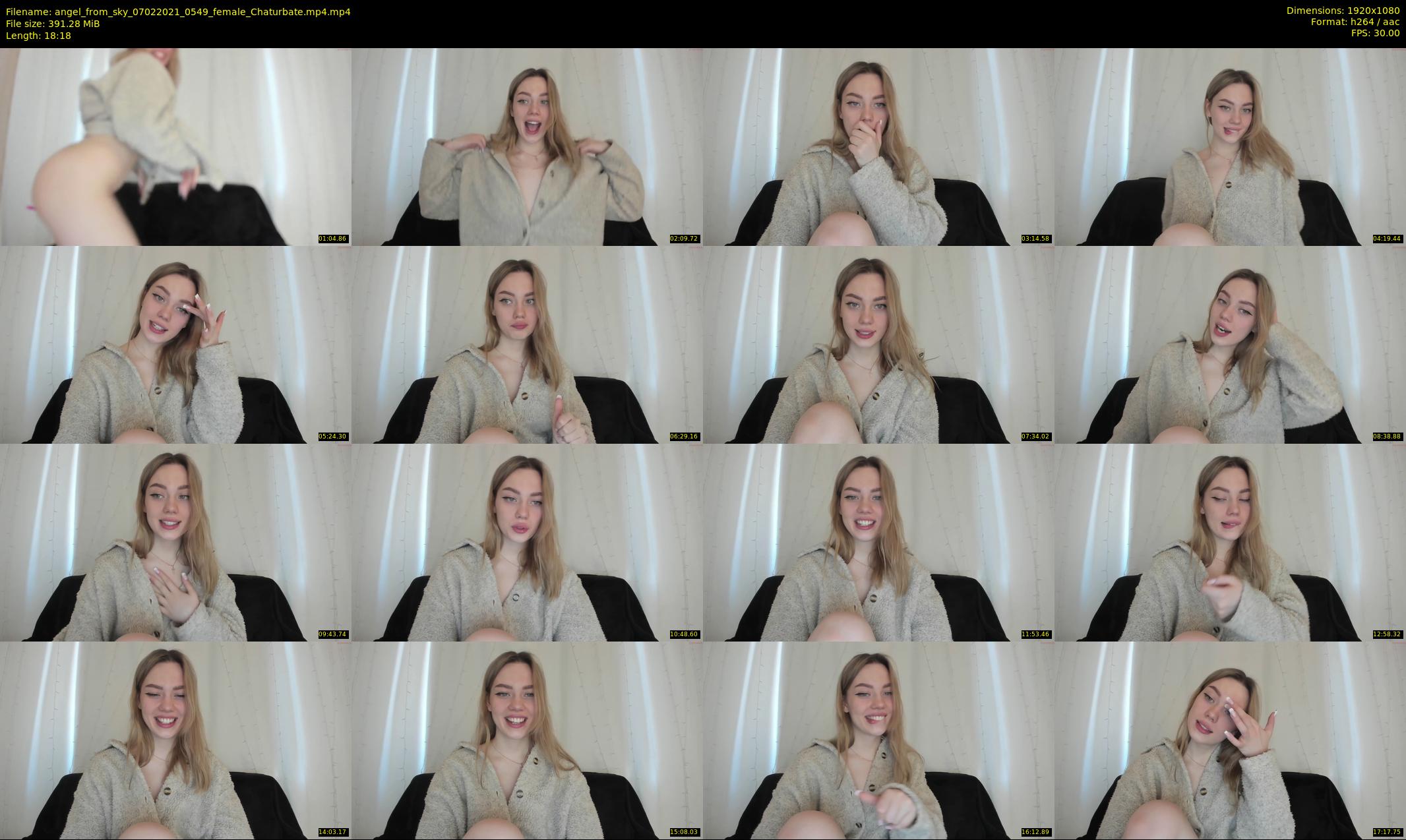 angel_from_sky — 19 minute Chaturbate female cam show recording, 1080p, Feb 7, 2021