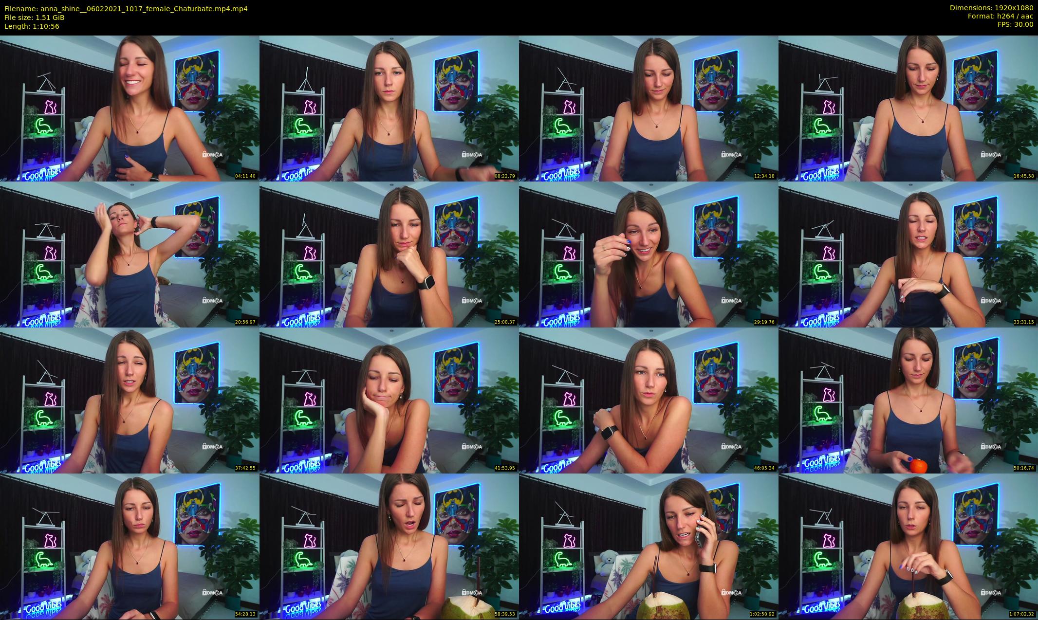 anna_shine_ — 71 minute Chaturbate female cam show recording, 1080p, Feb 6, 2021