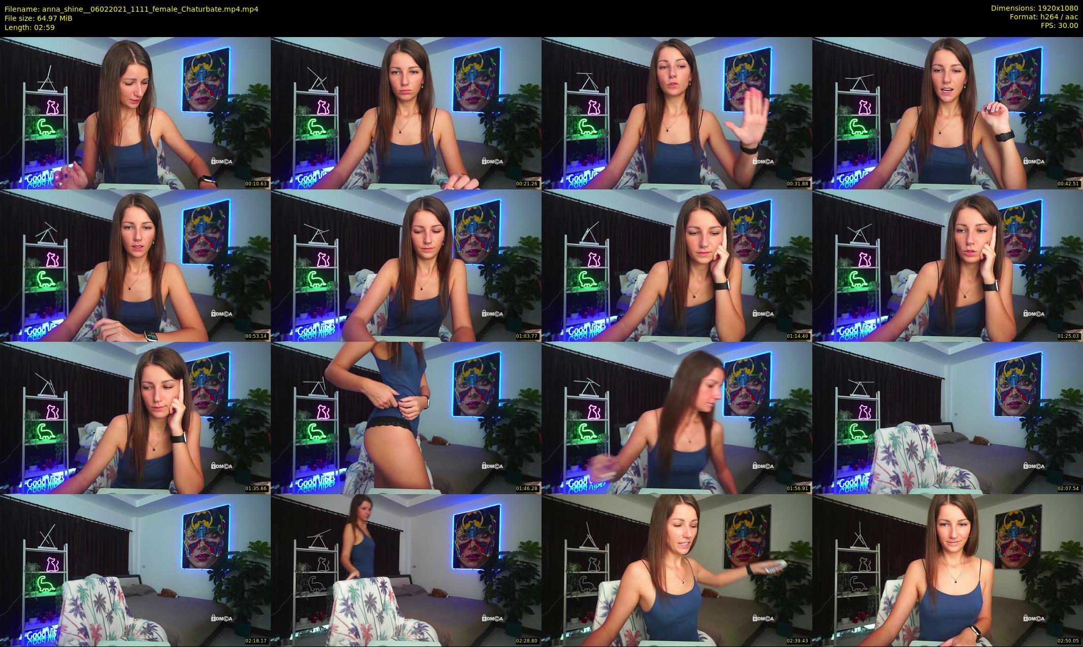 anna_shine_ — 3 minute Chaturbate female cam show recording, 1080p, Feb 6, 2021